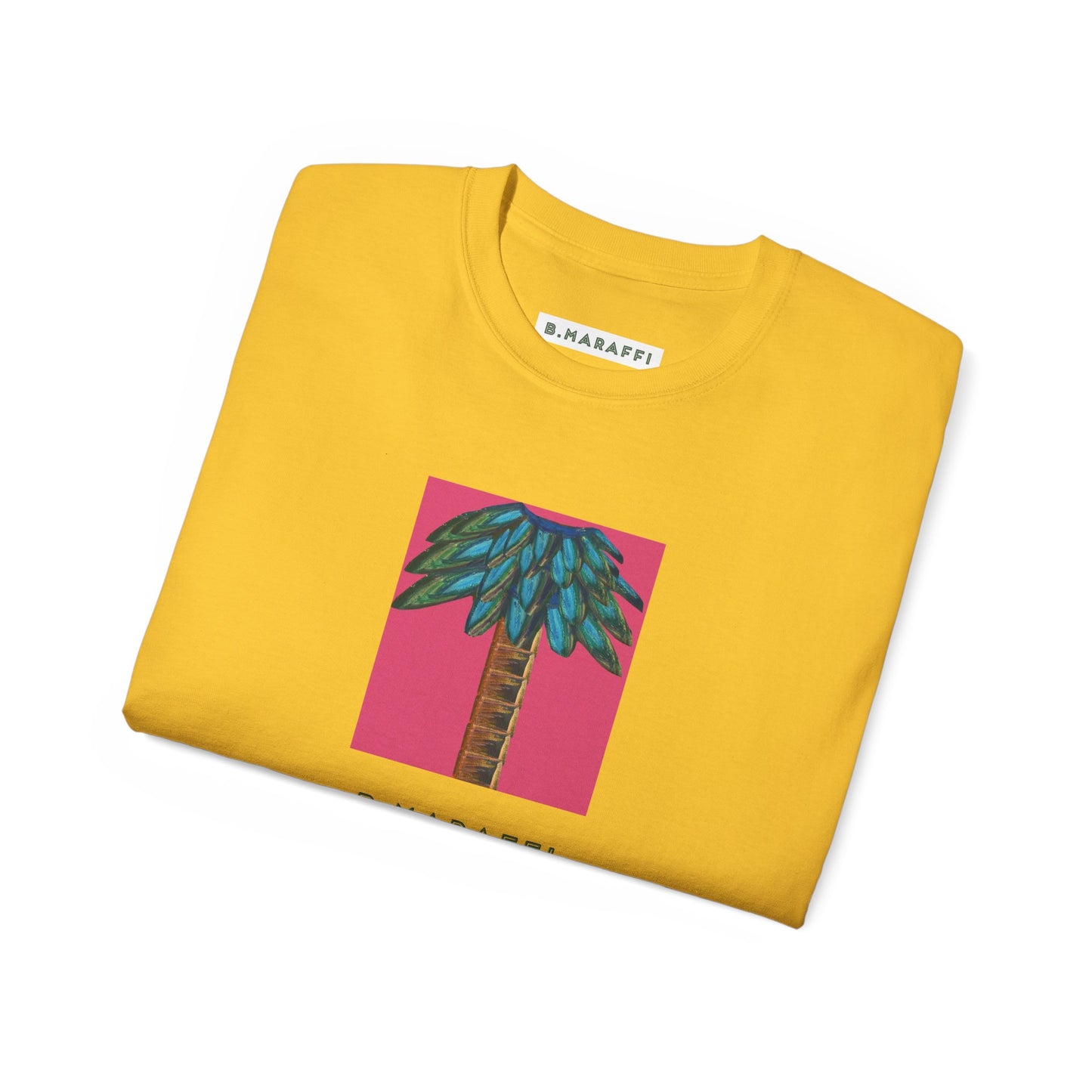 B.Maraffi Cotton T-shirt - Tiki Palm Fuscia