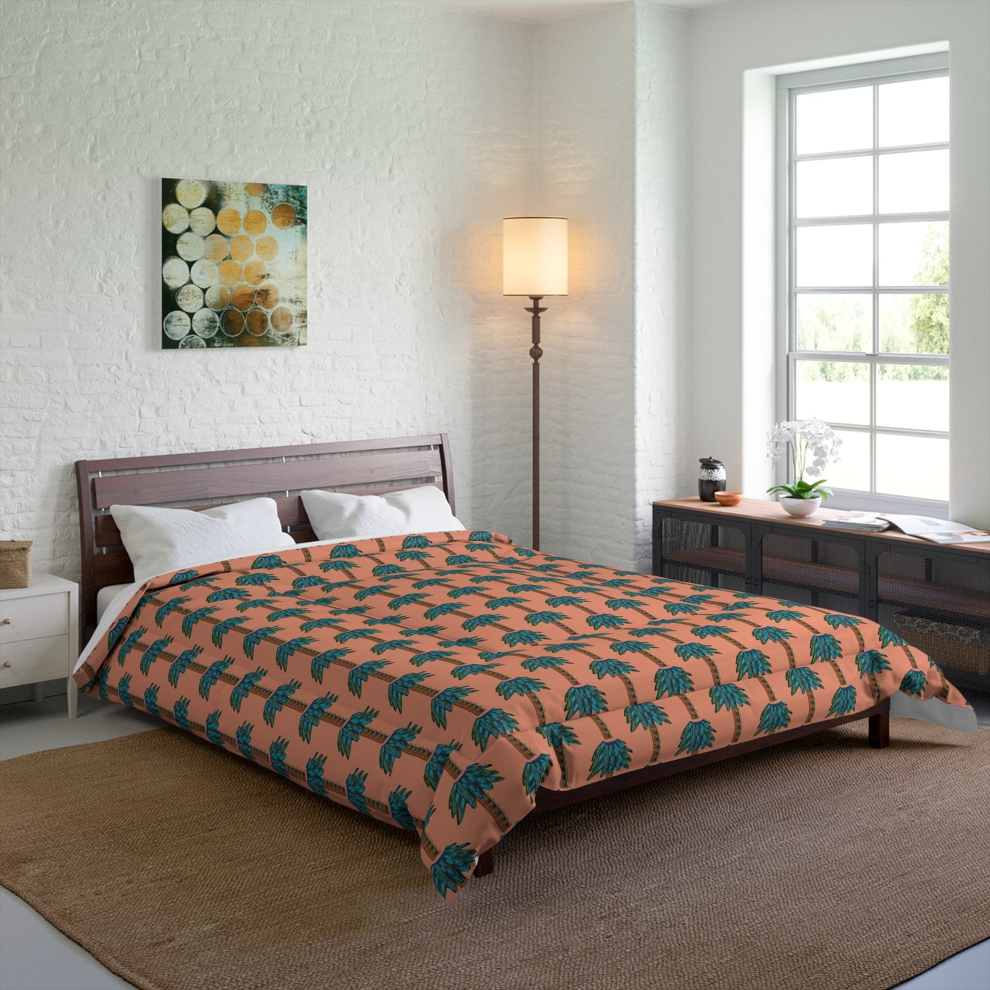Tiki Palm Sherbet Comforter