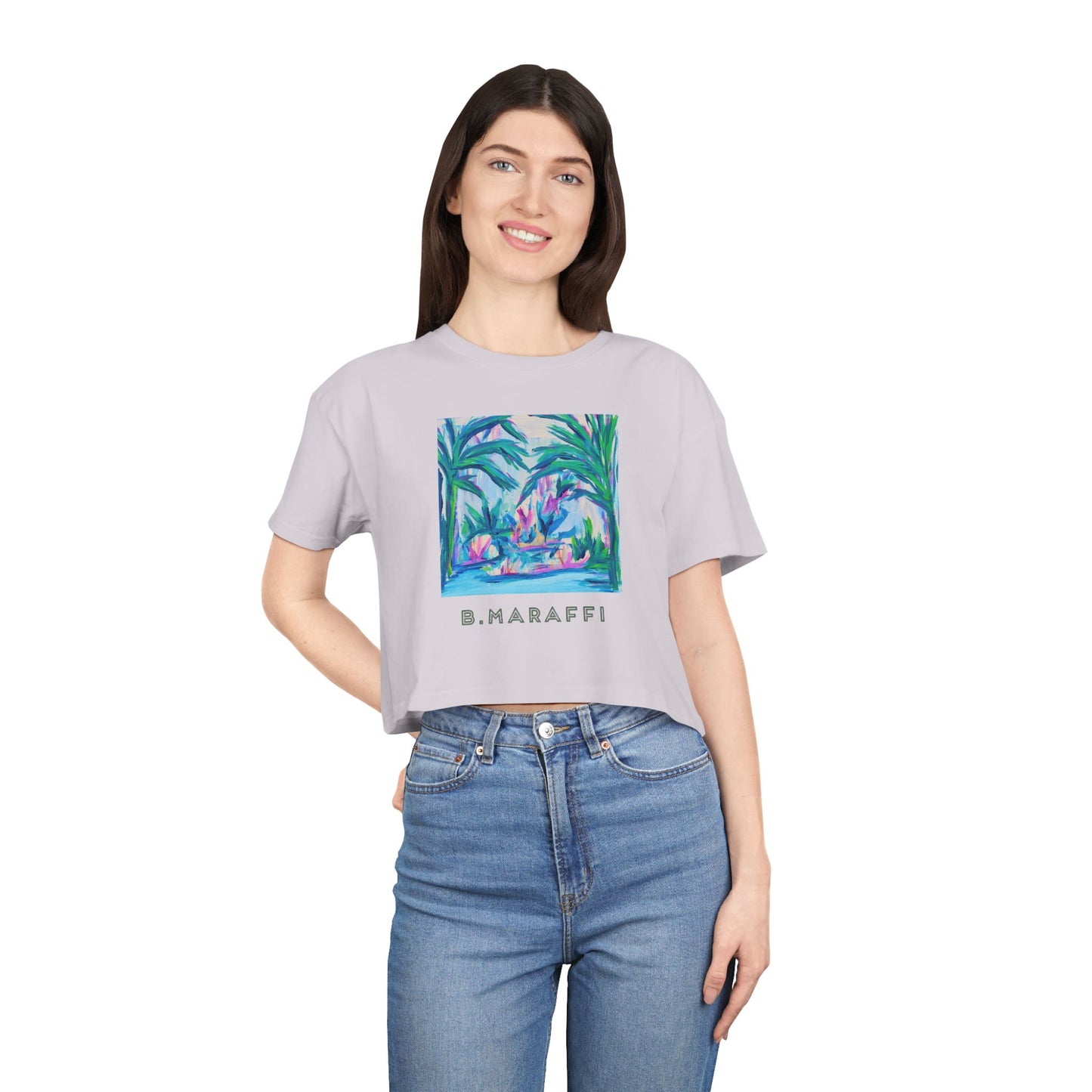 Women's Crop Tee - Island Adventure