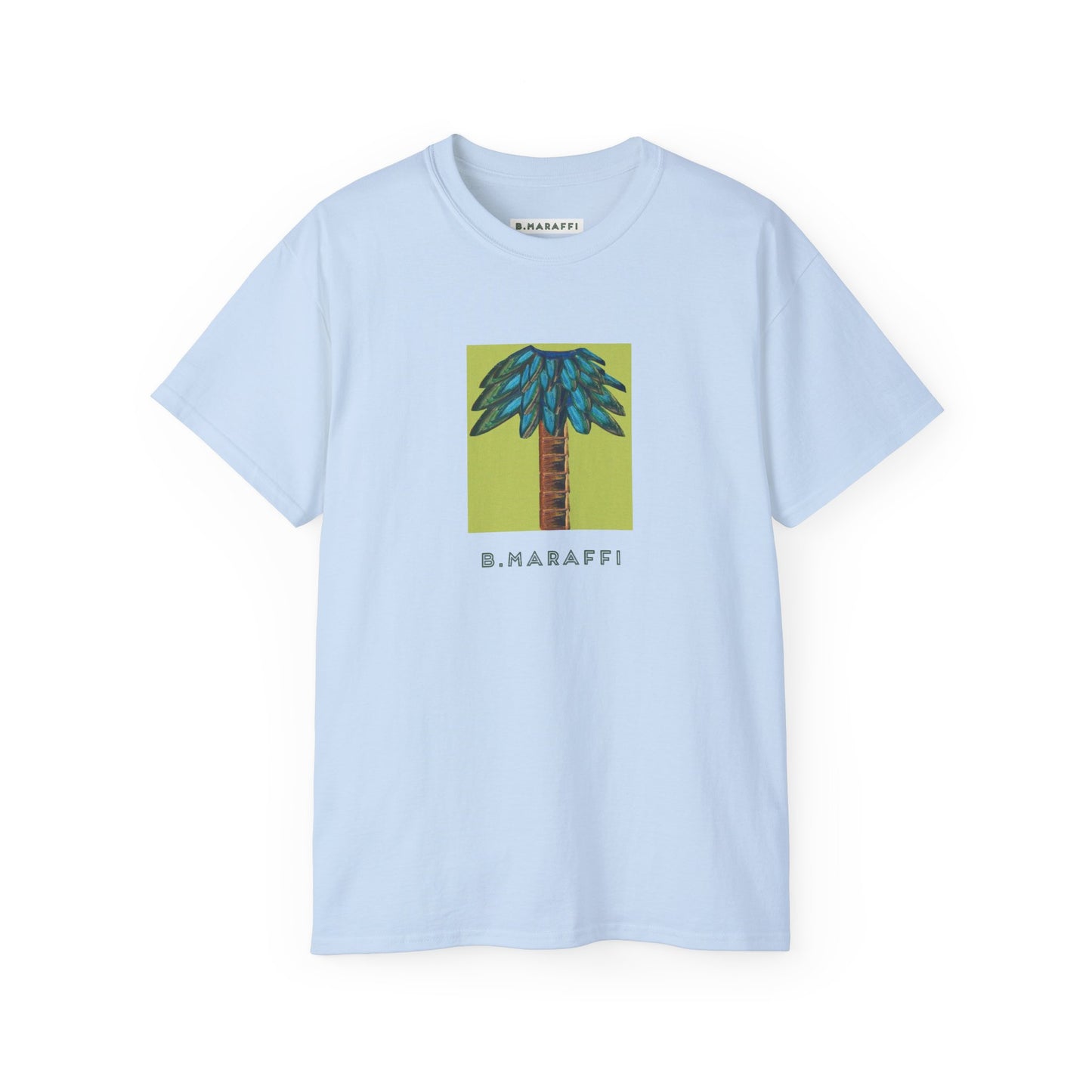 B.Maraffi Cotton T-shirt - Tiki Palm Lime