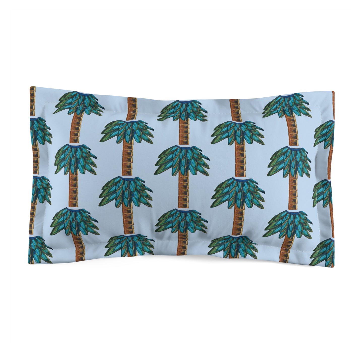 Sky Tiki Palm Pillow Sham