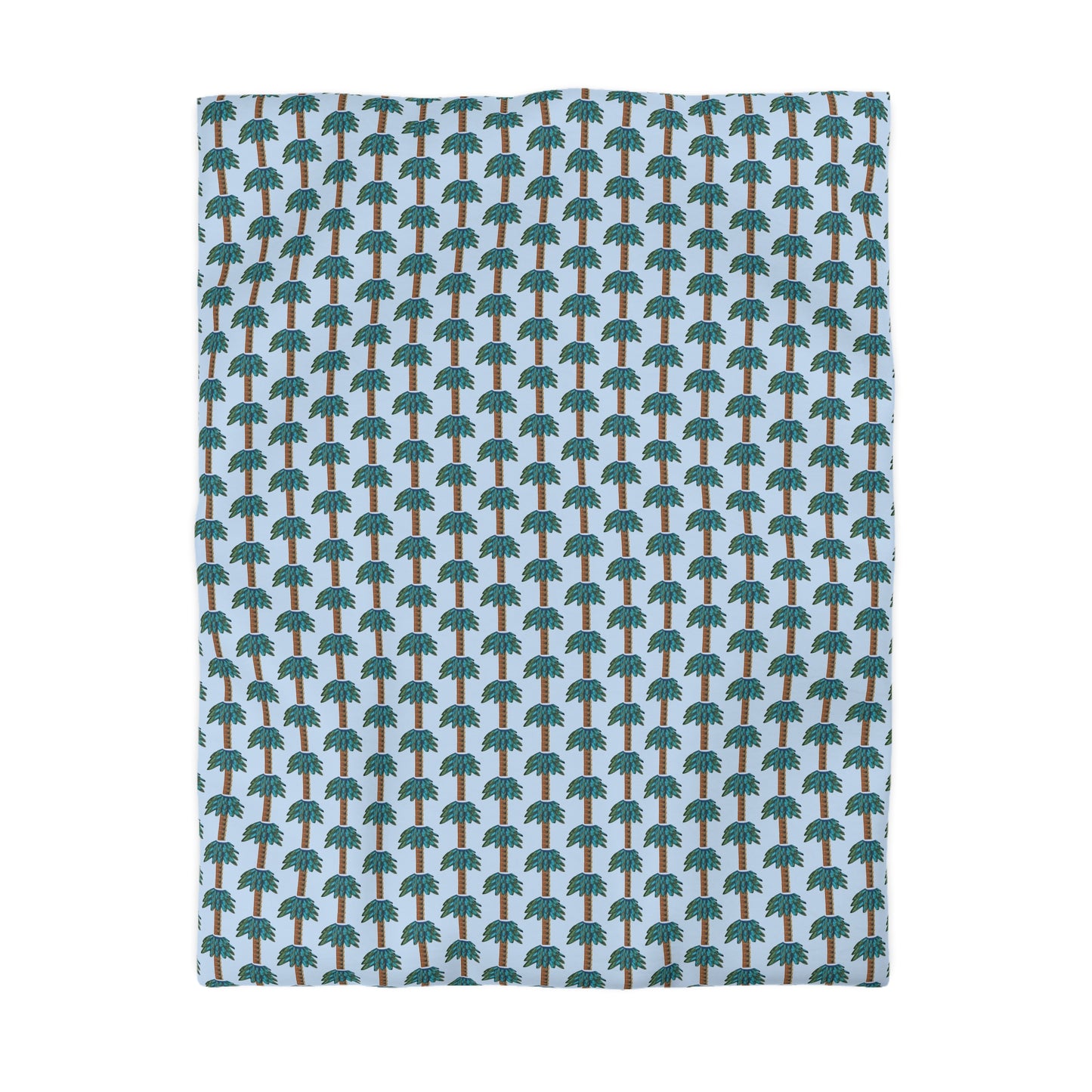 Tiki Palm Sky Duvet Cover