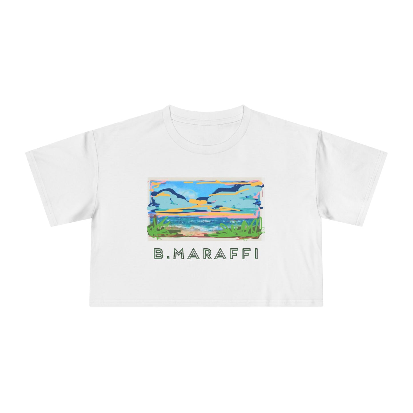 Women's Crop Tee - Just Beachy