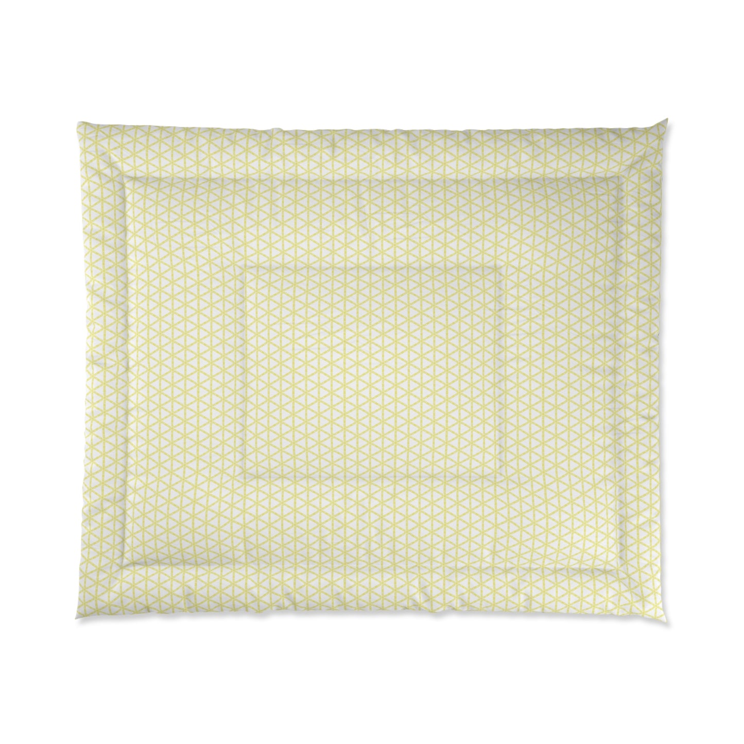 Yellow Lattice Comforter