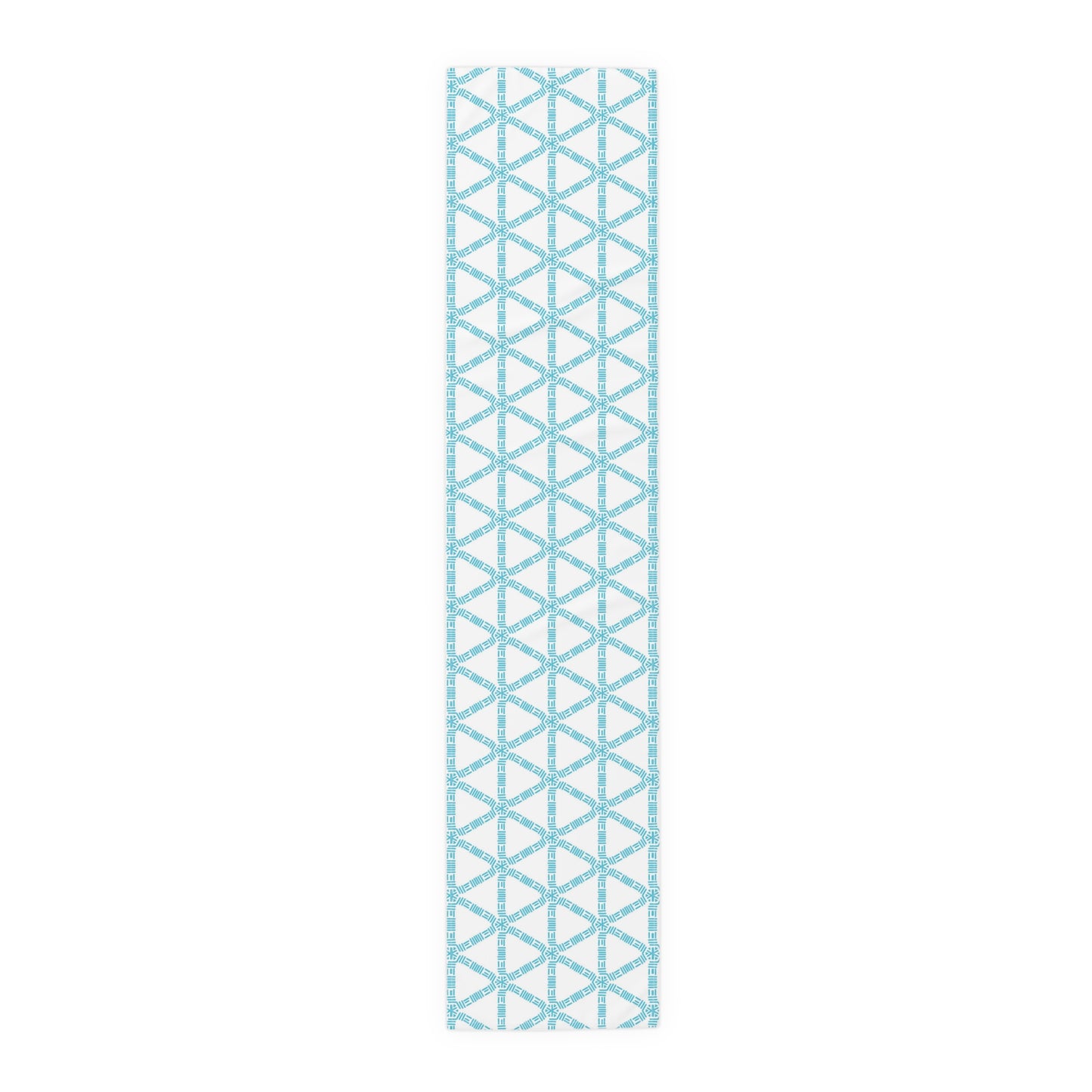 Turquoise Lattice Table Runner