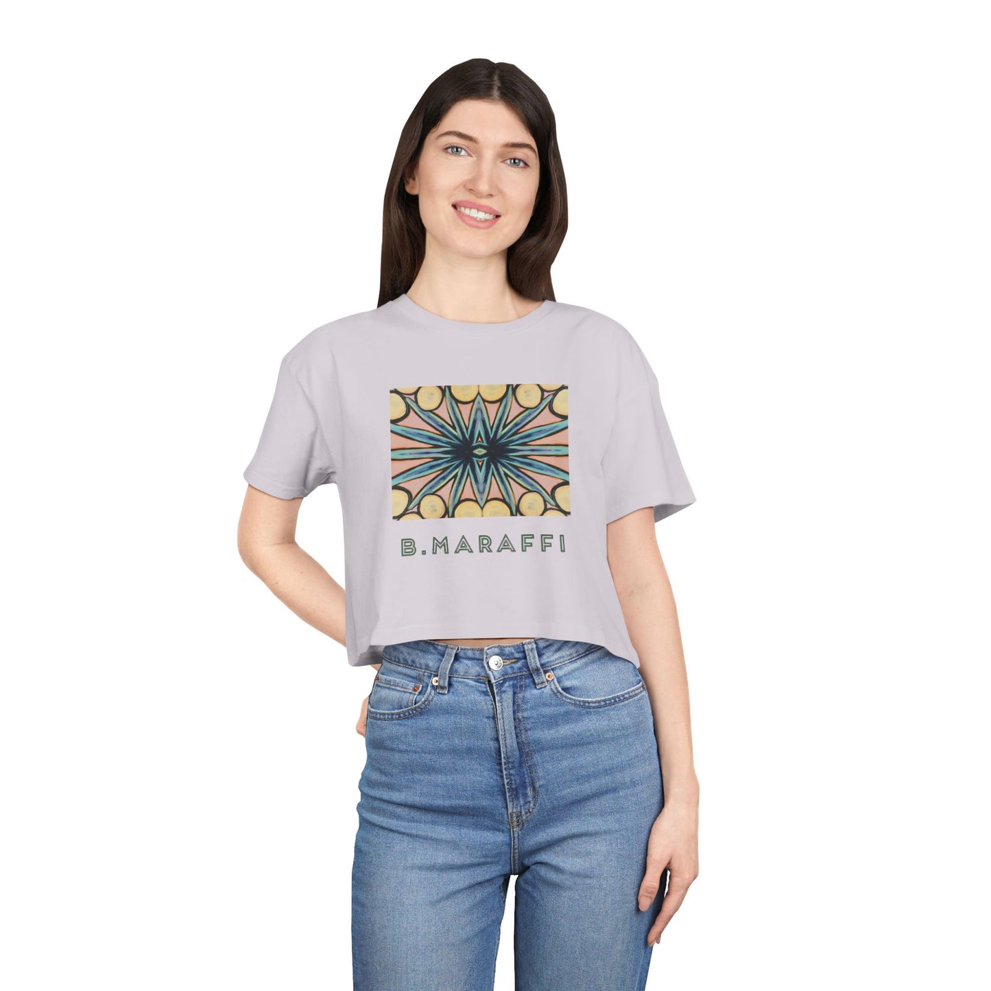 Women's Crop Tee - Coconut Punch