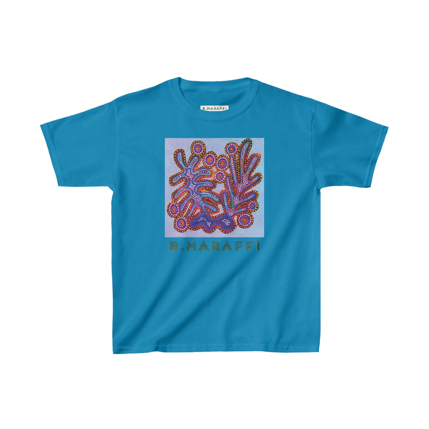 Kids Heavy Cotton™ Tee - Coral Reef