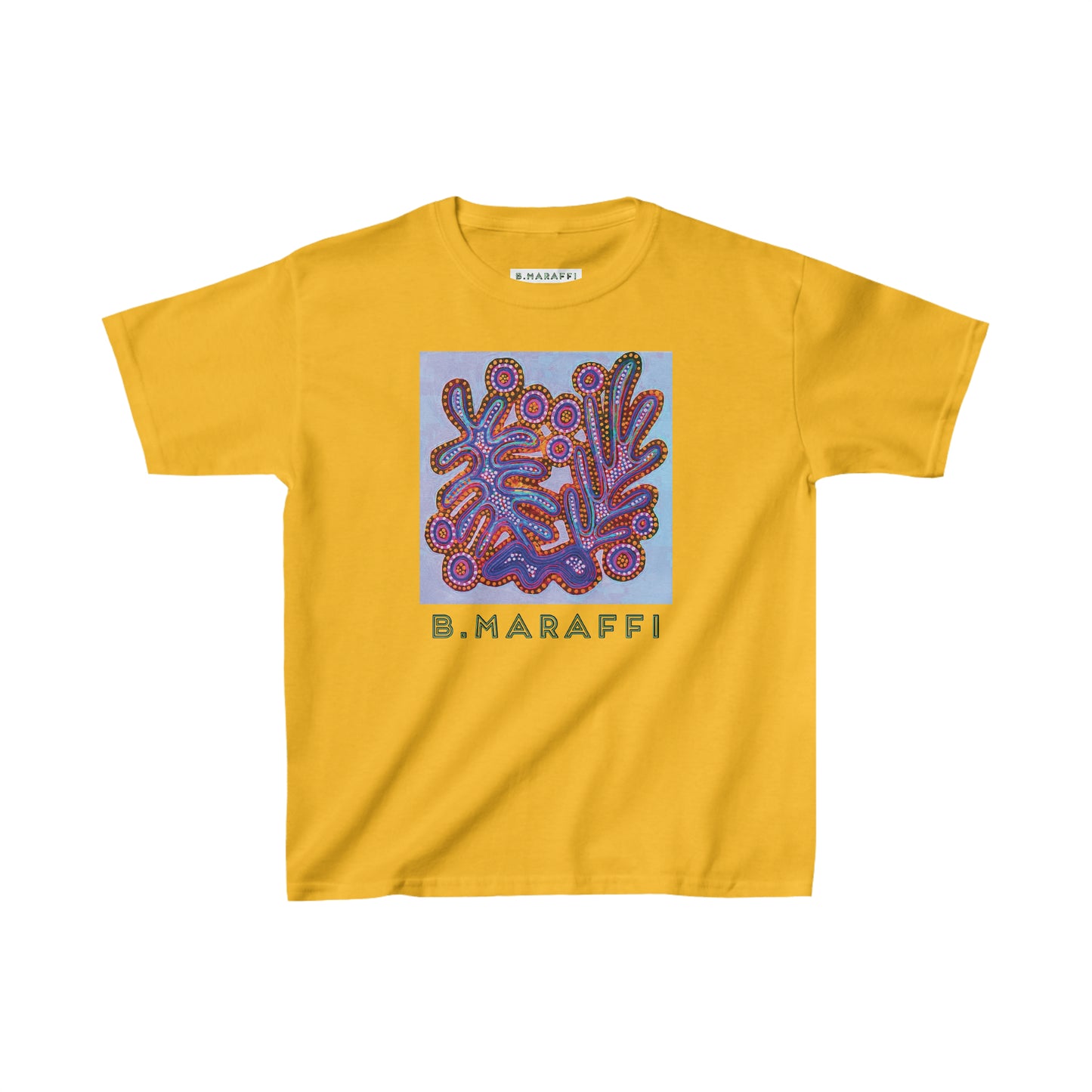 Kids Heavy Cotton™ Tee - Coral Reef