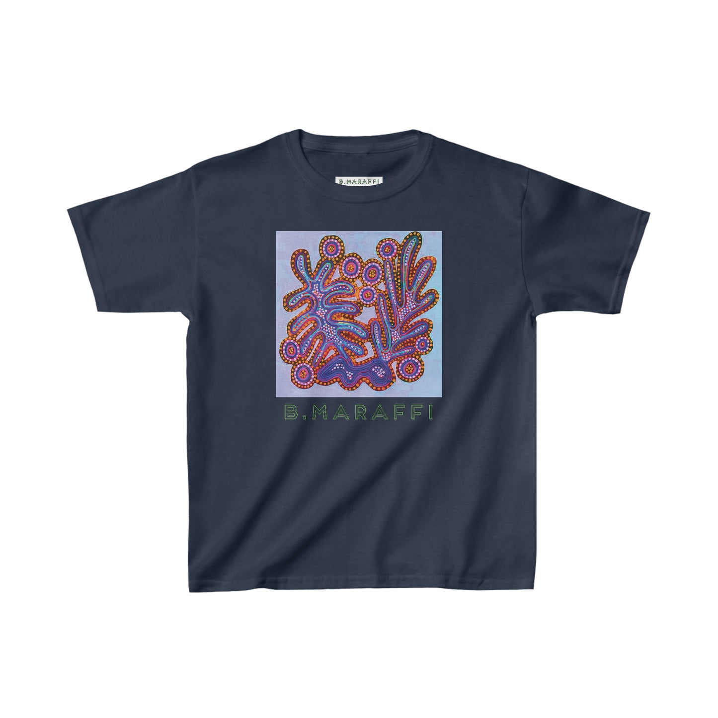 Kids Heavy Cotton™ Tee - Coral Reef