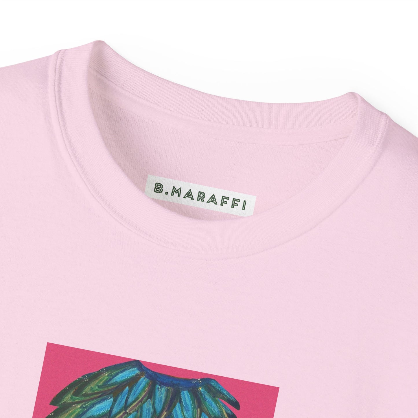 B.Maraffi Cotton T-shirt - Tiki Palm Fuscia