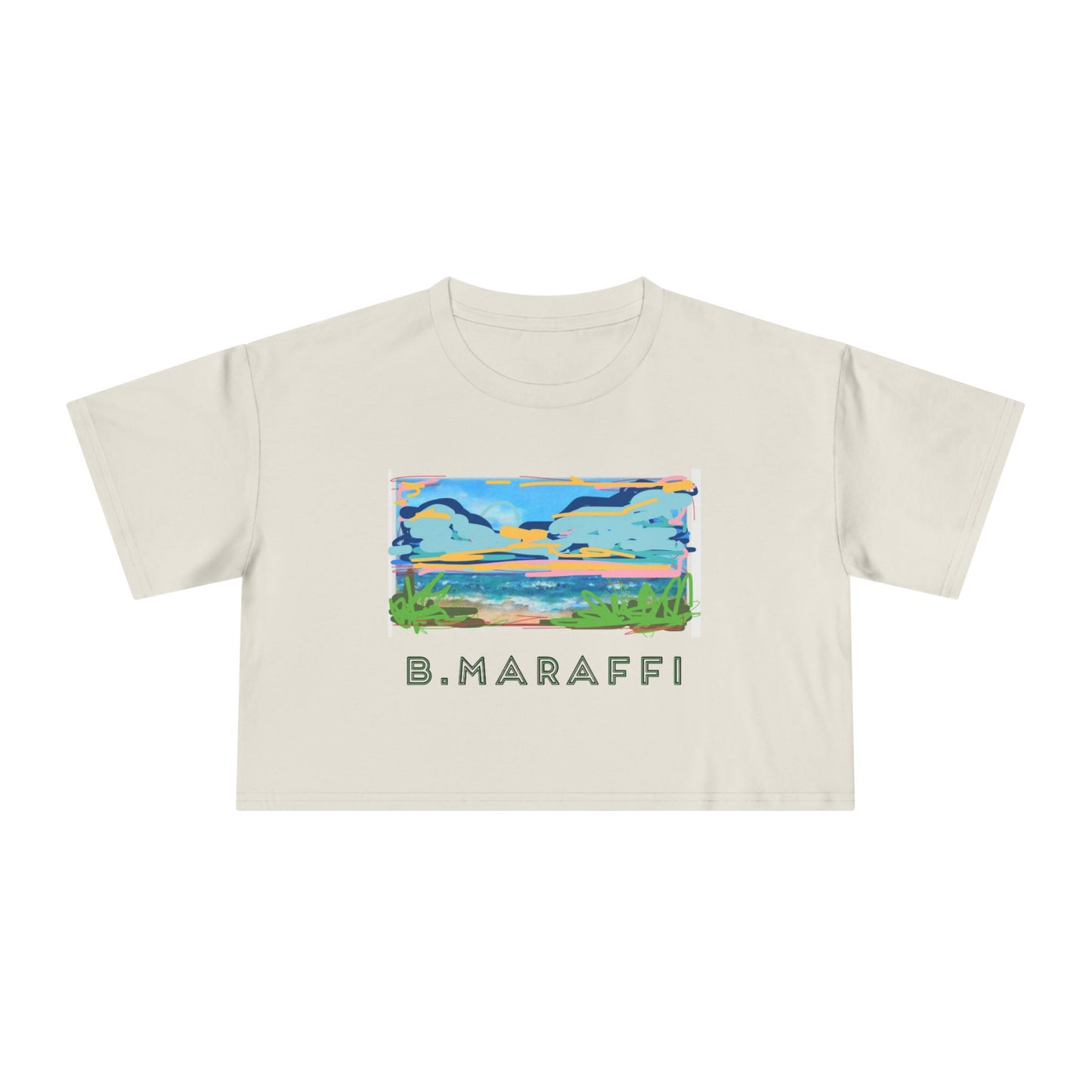 Women's Crop Tee - Just Beachy