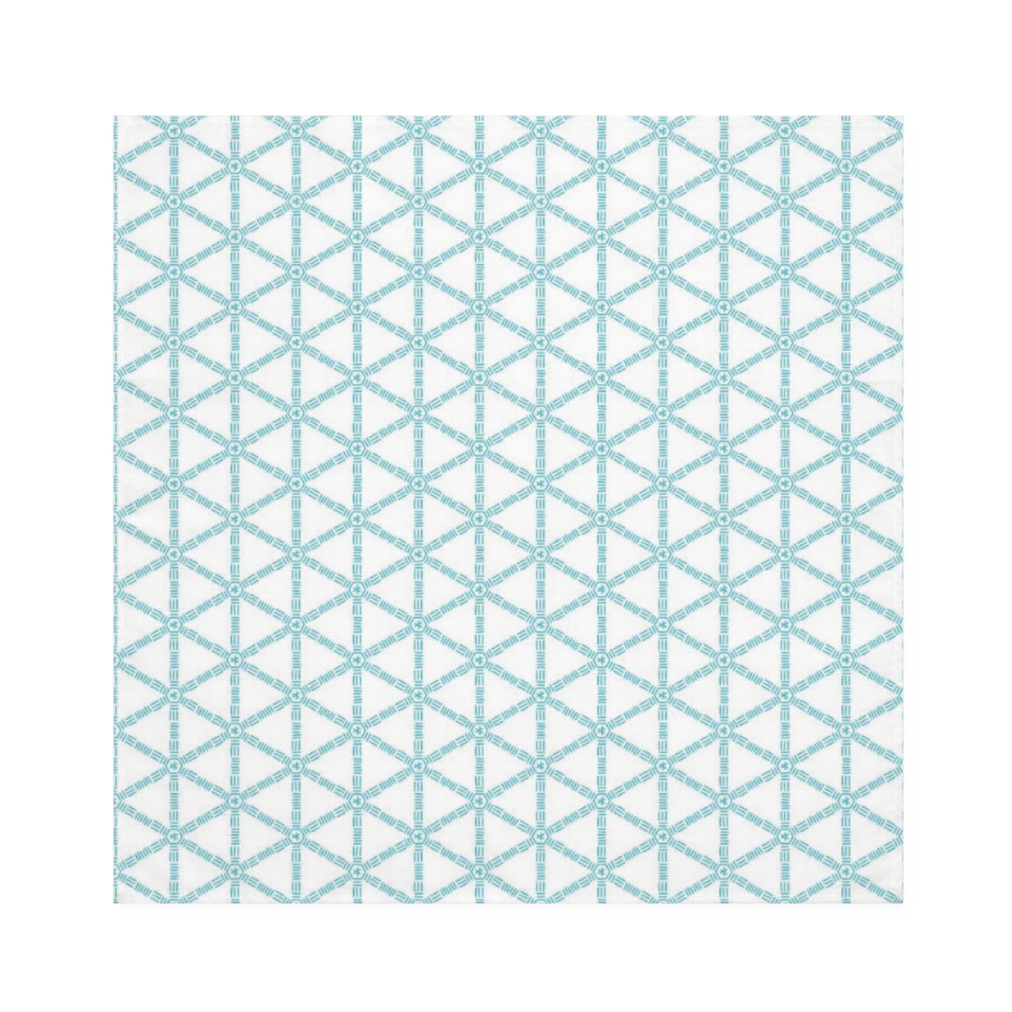 Turquoise Lattice Napkins