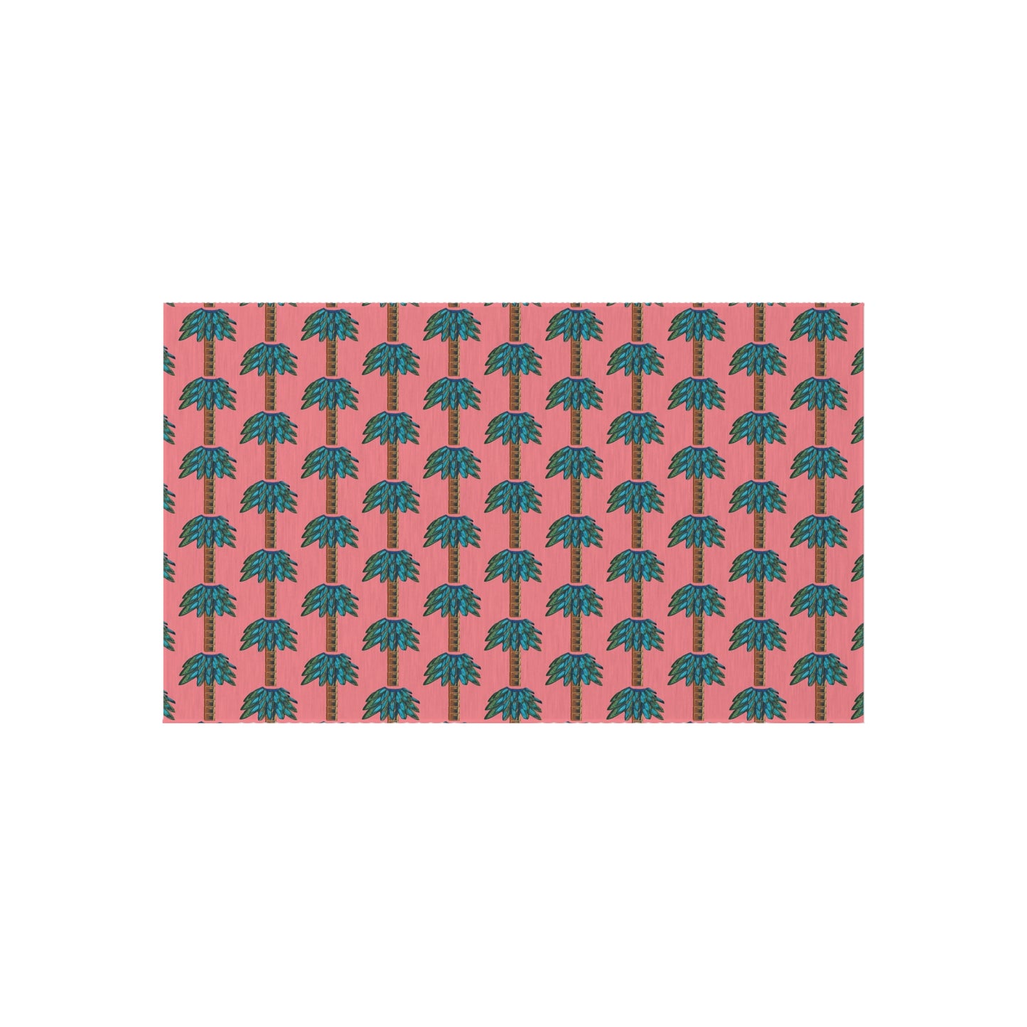 Tiki Palm Coral Indoor/Outdoor Rug