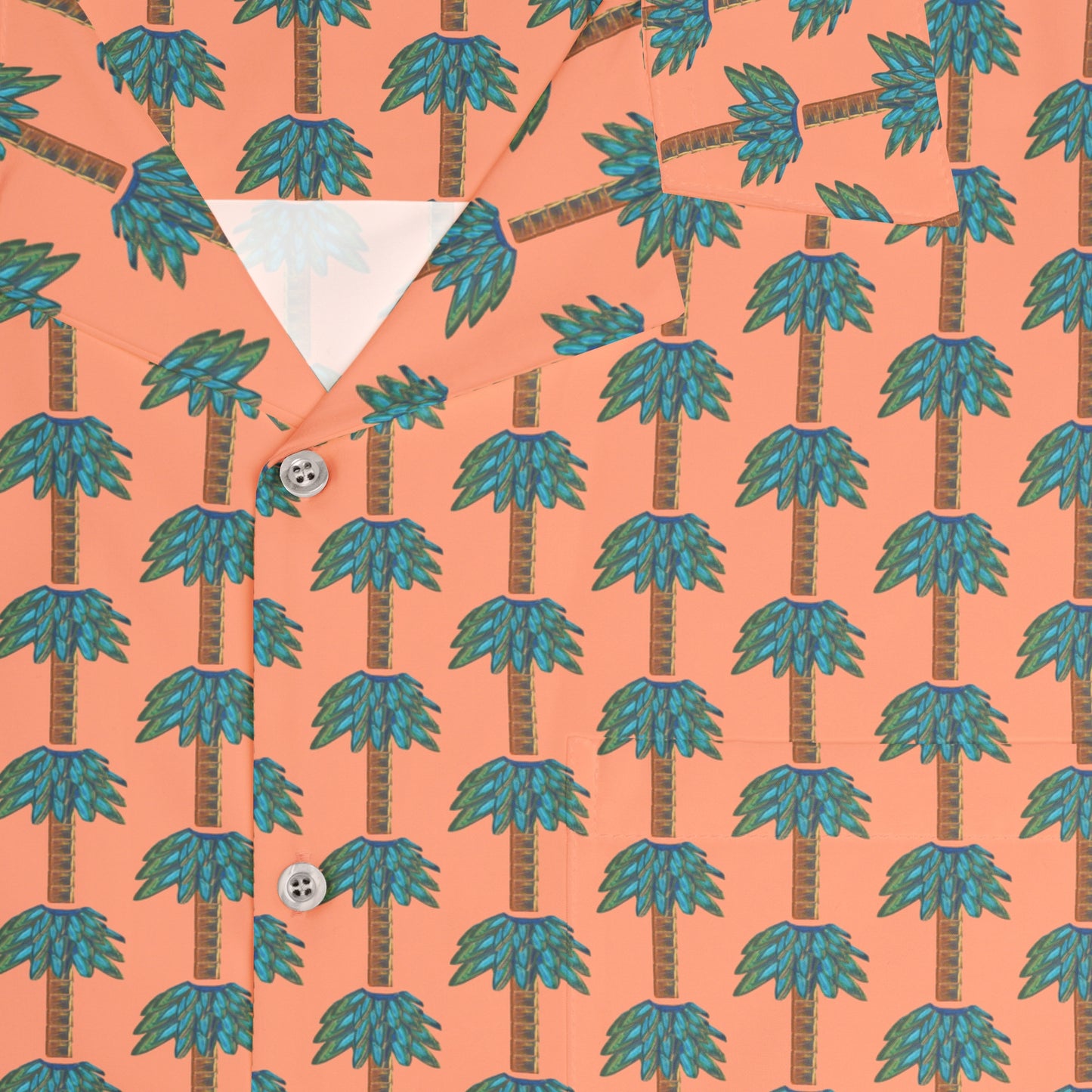Tiki Palm Sherbet Men's Hawaiian Shirt (AOP)