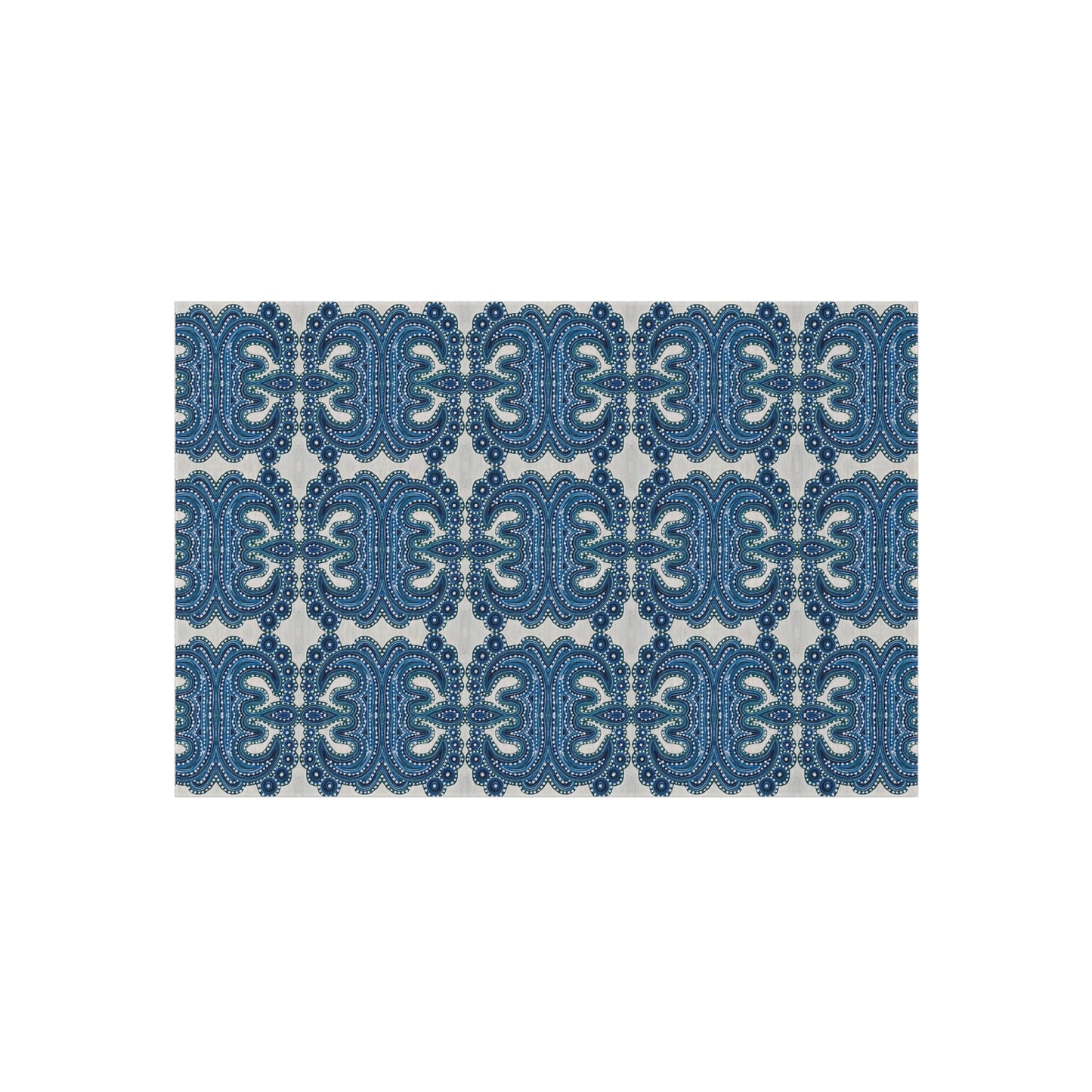 Blue Tile Indoor/Outdoor Rug