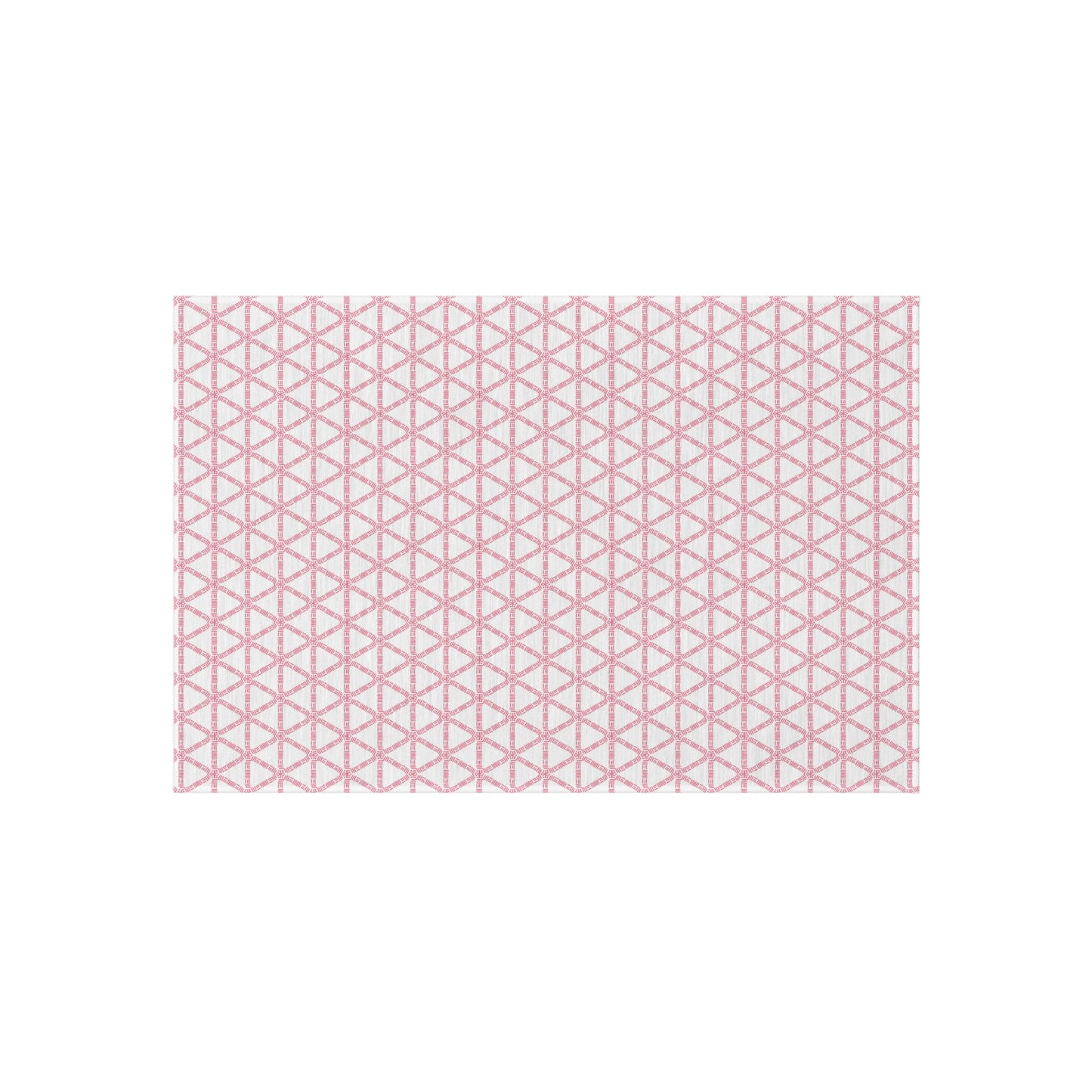 Pink Lattice Indoor/Outdoor Rug