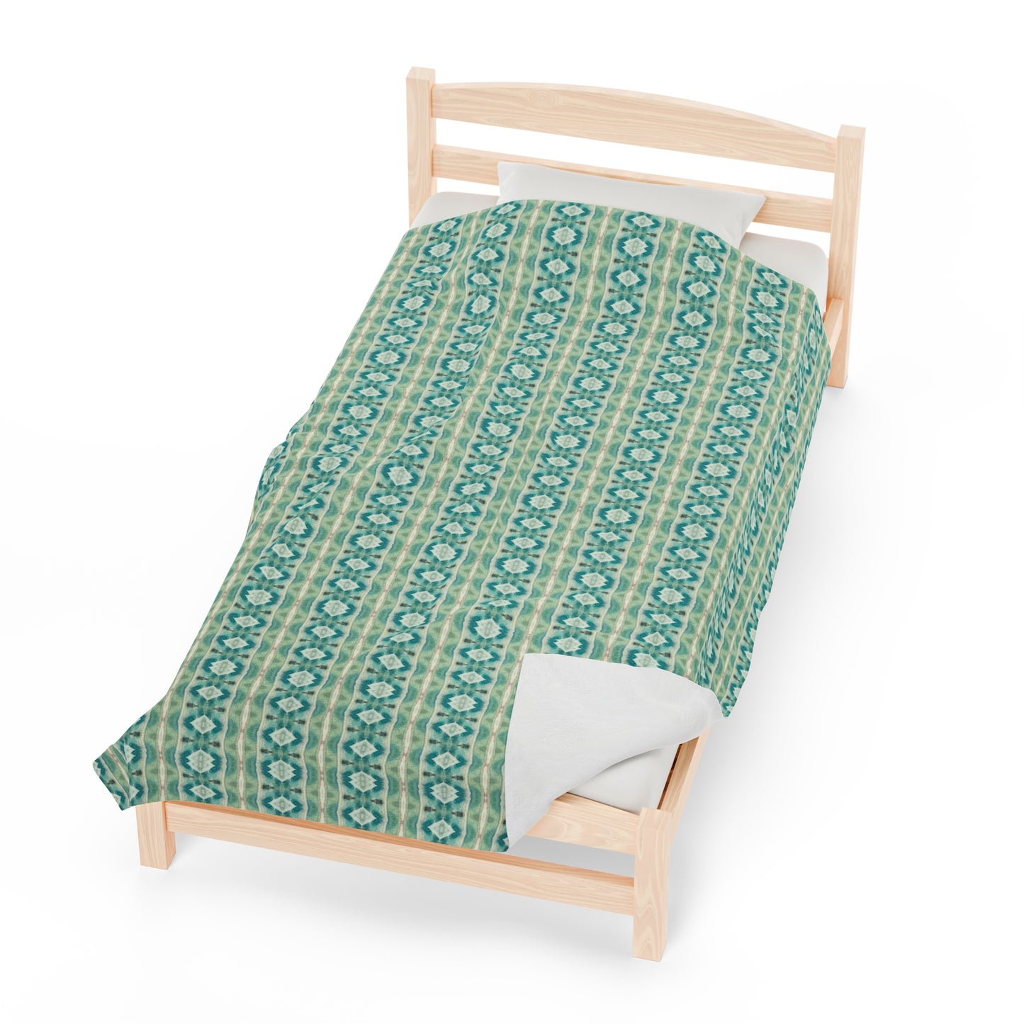 Turquoise Seas Plush Blanket