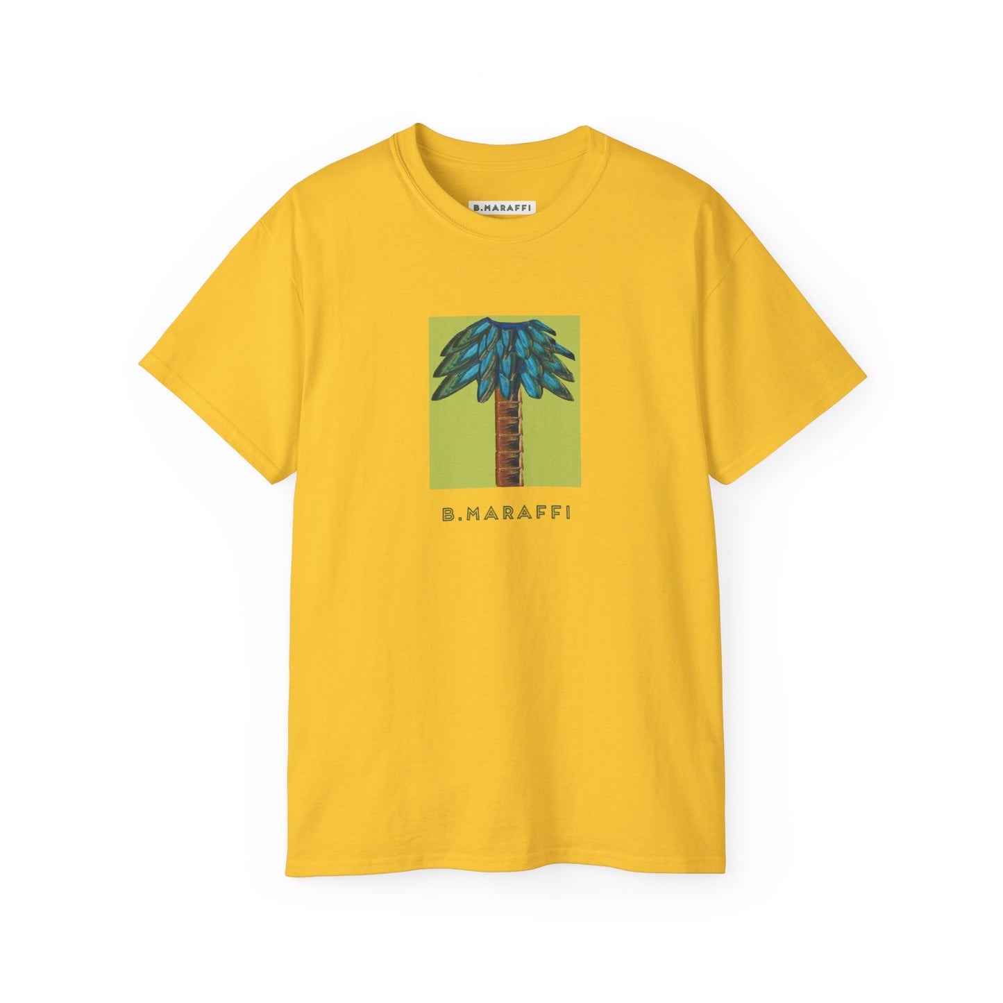 B.Maraffi Cotton T-shirt - Tiki Palm Lime