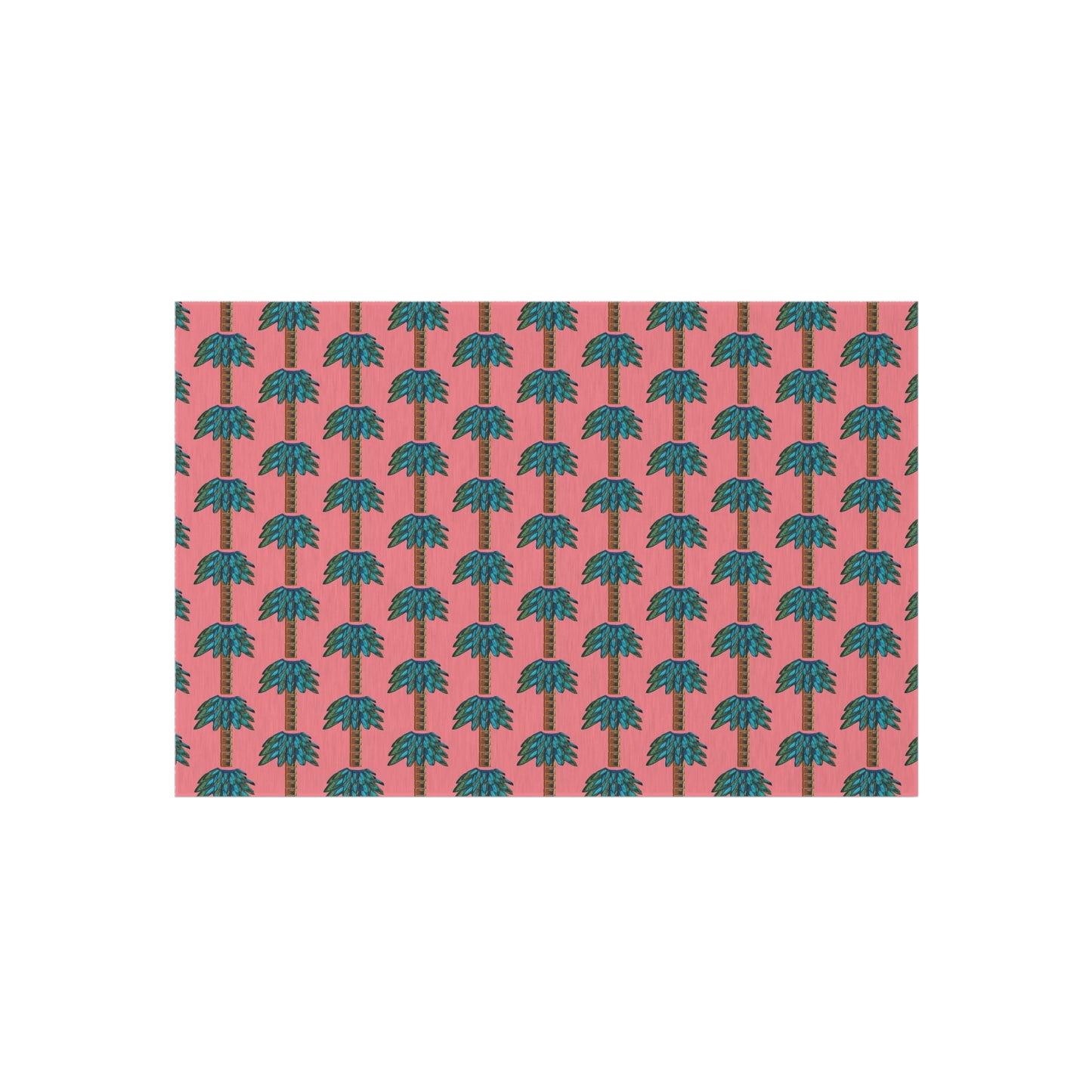 Tiki Palm Coral Indoor/Outdoor Rug