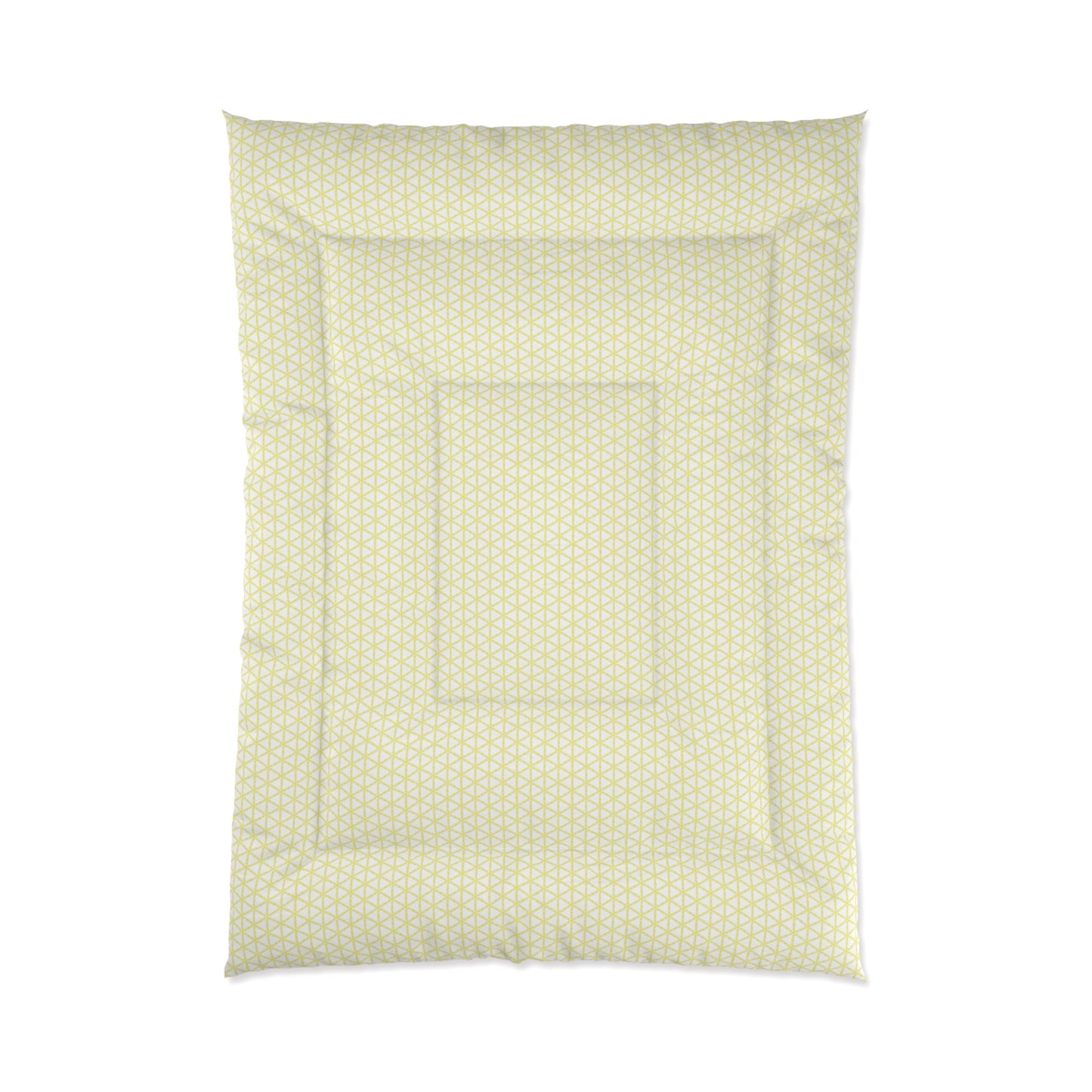 Yellow Lattice Comforter