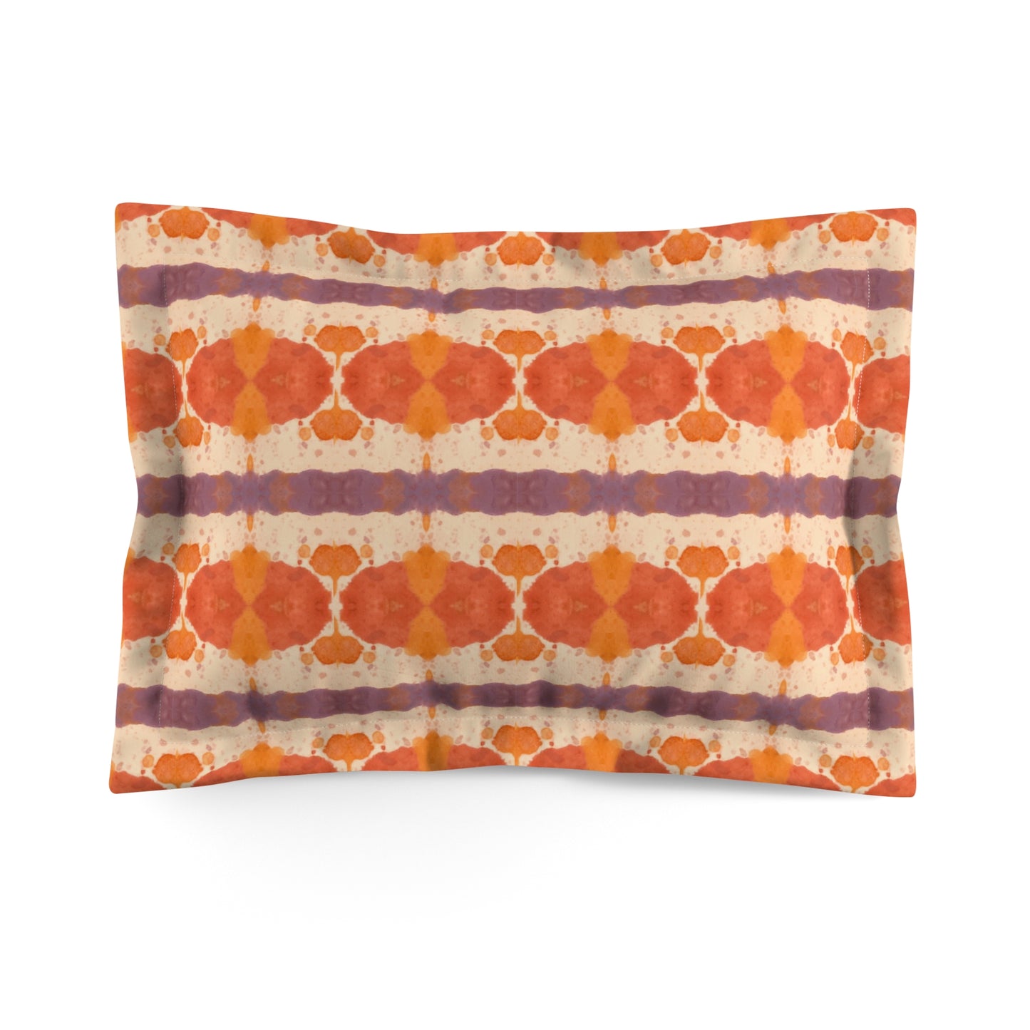 Boho Peach Pillow Sham