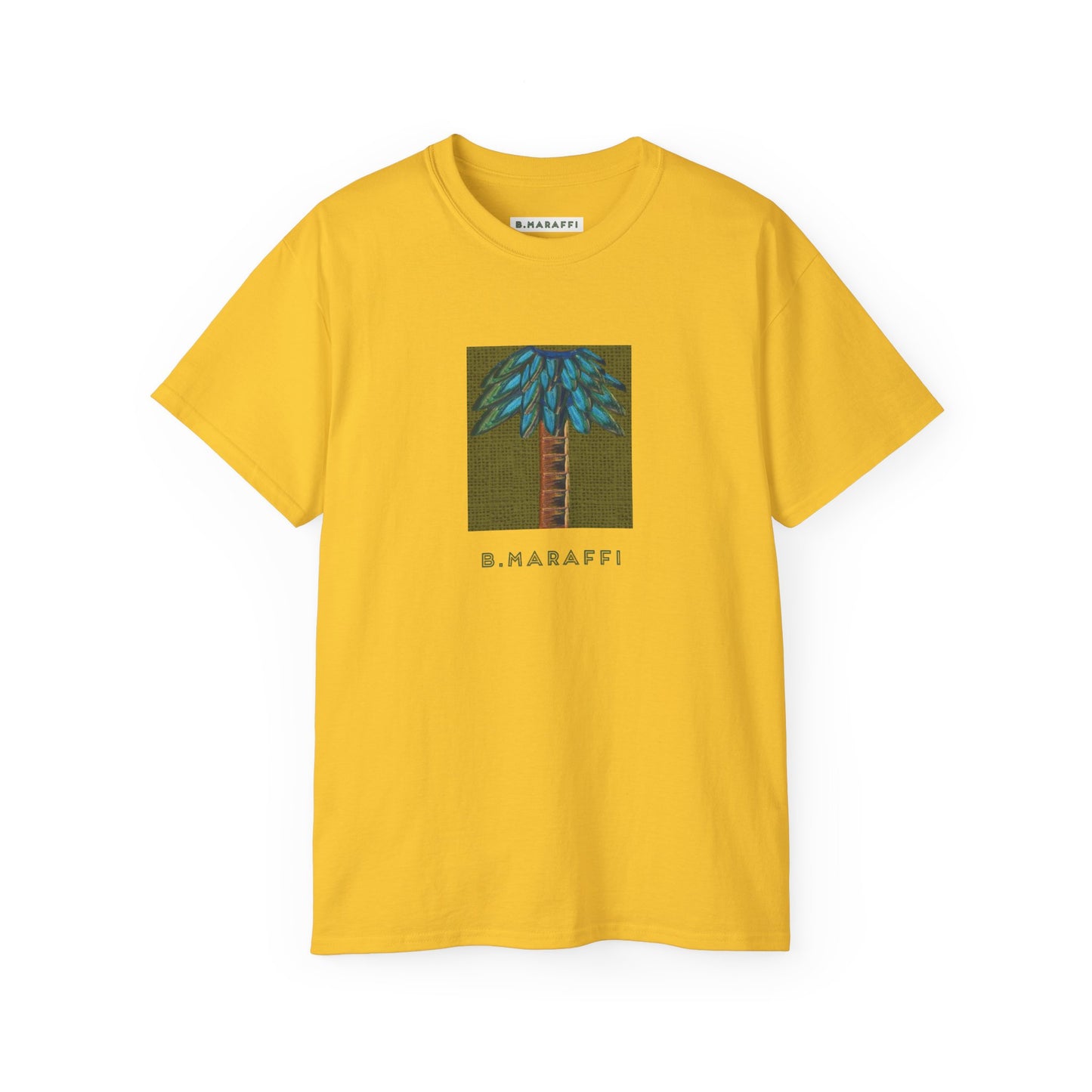 B.Maraffi Cotton T-shirt - Tiki Palm Olive