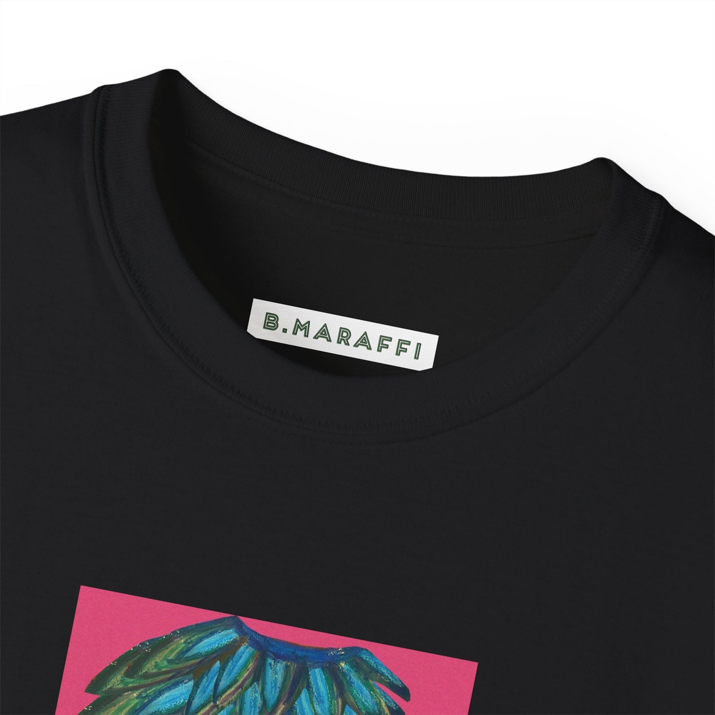 B.Maraffi Cotton T-shirt - Tiki Palm Fuscia