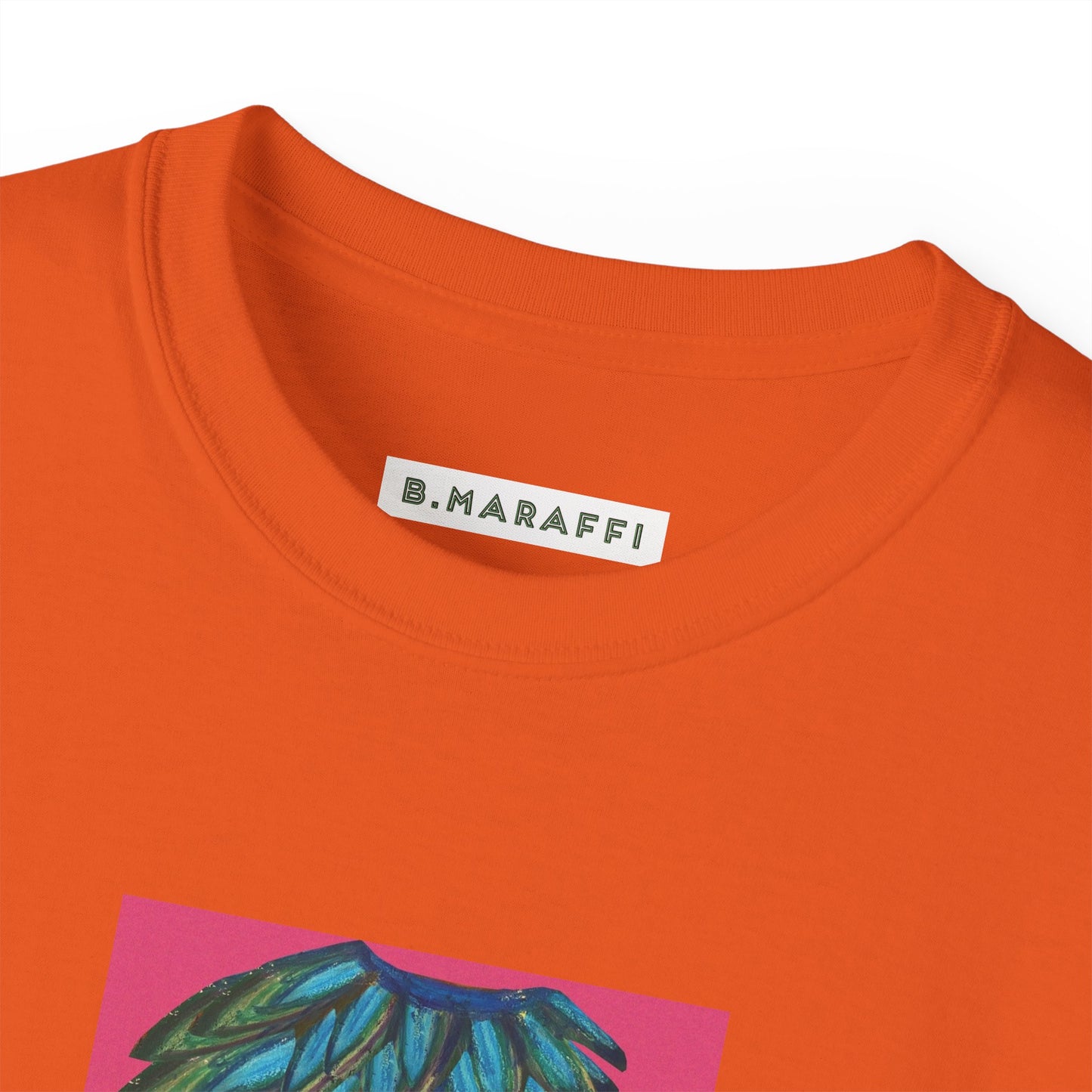B.Maraffi Cotton T-shirt - Tiki Palm Fuscia