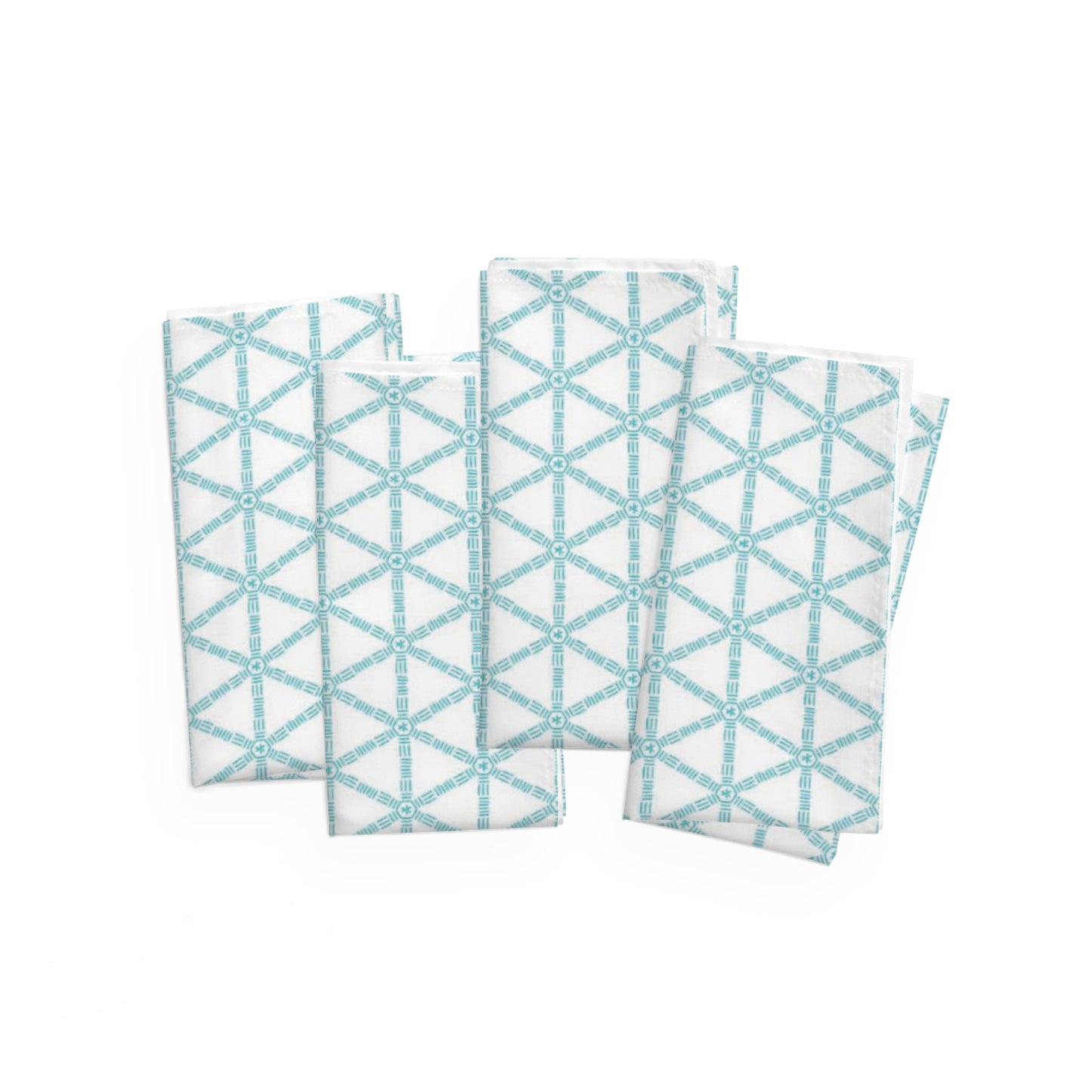 Turquoise Lattice Napkins