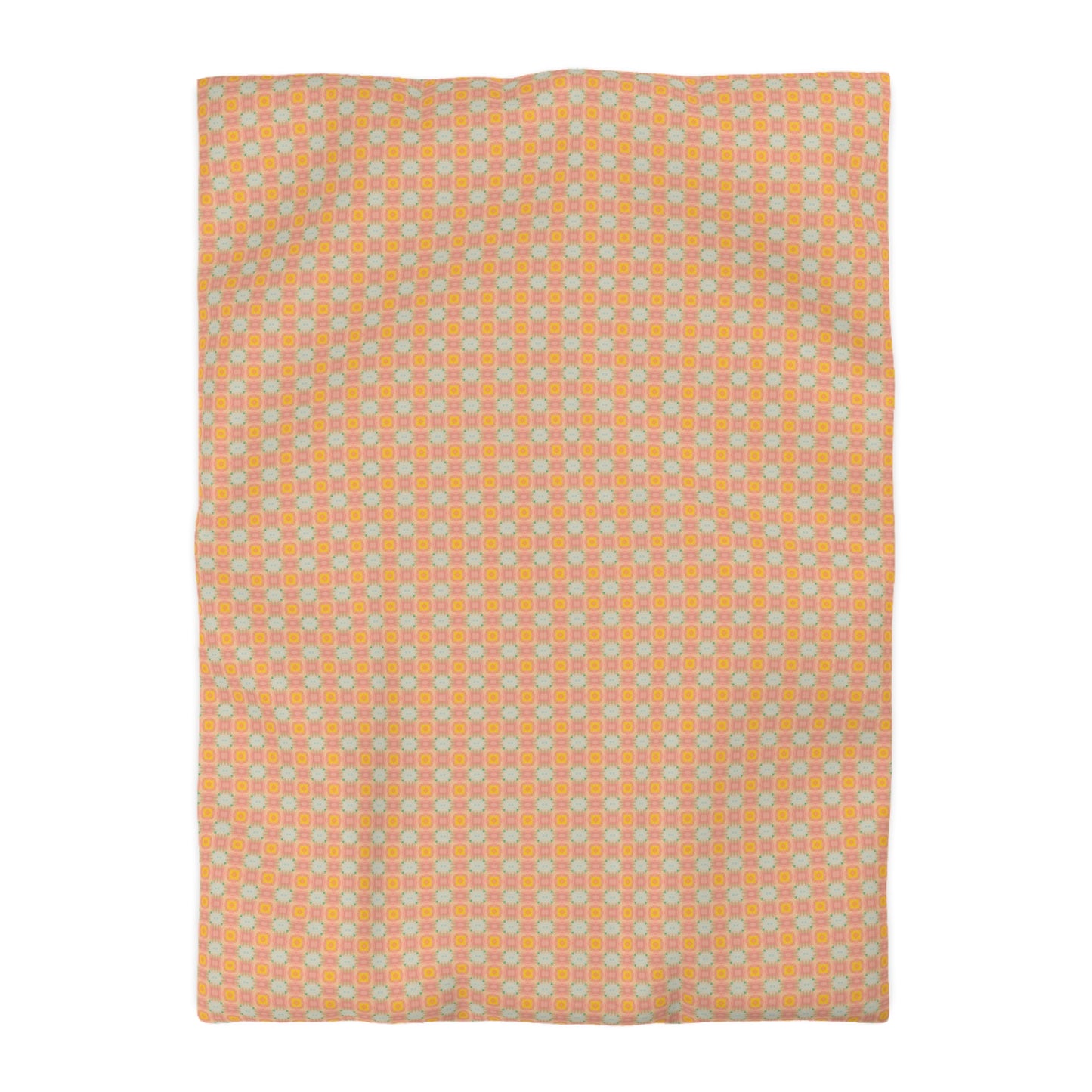Peach Sunbeam Duvet Cover