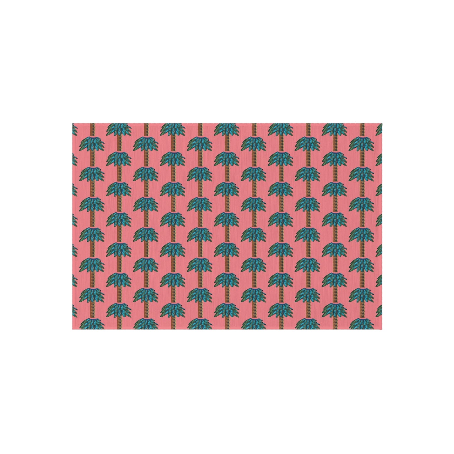 Tiki Palm Coral Indoor/Outdoor Rug