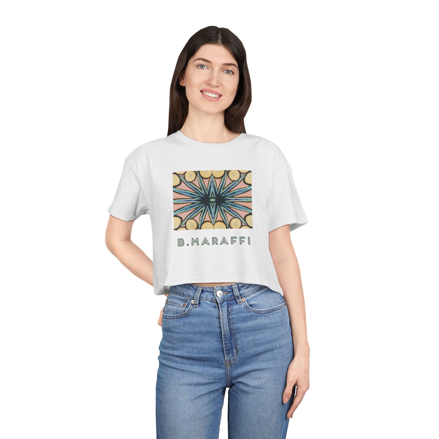 Women's Crop Tee - Coconut Punch