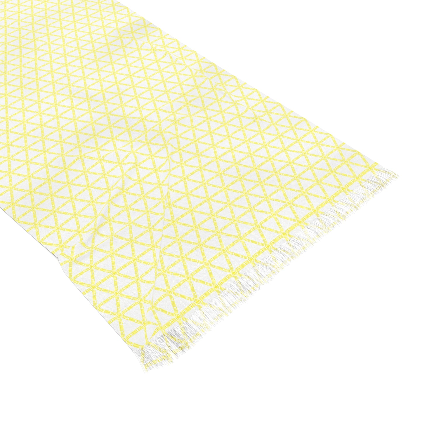 Yellow Lattice Pashmina Wrap