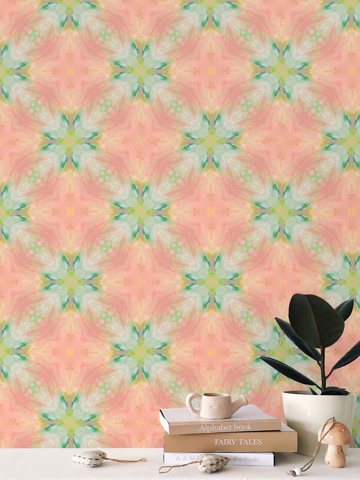 Flamingo Feathers Wallpaper