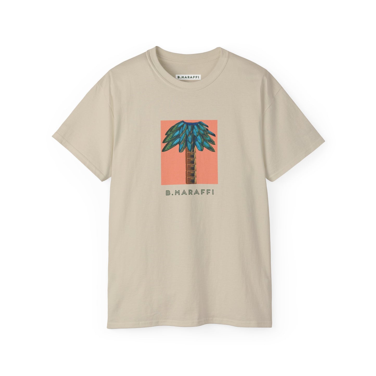 B.Maraffi Cotton T-shirt - Tiki Palm Sherbet