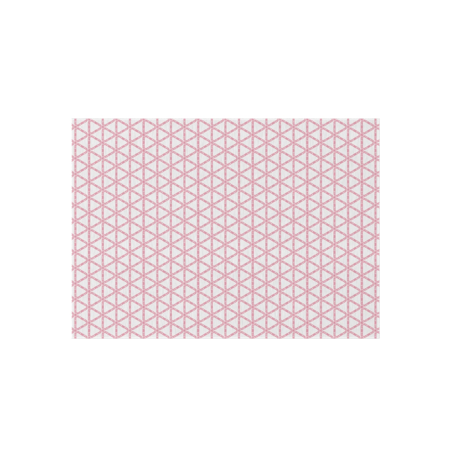 Pink Lattice Indoor/Outdoor Rug