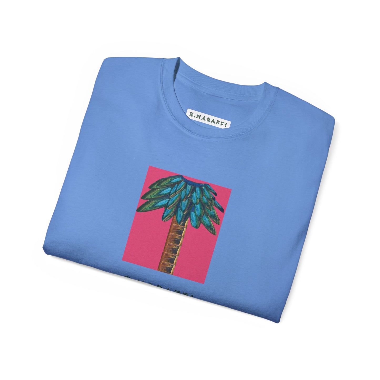 B.Maraffi Cotton T-shirt - Tiki Palm Fuscia