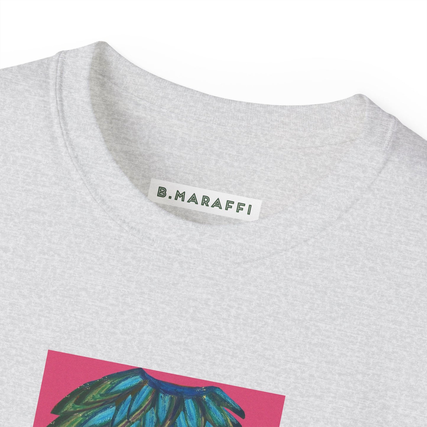 B.Maraffi Cotton T-shirt - Tiki Palm Fuscia