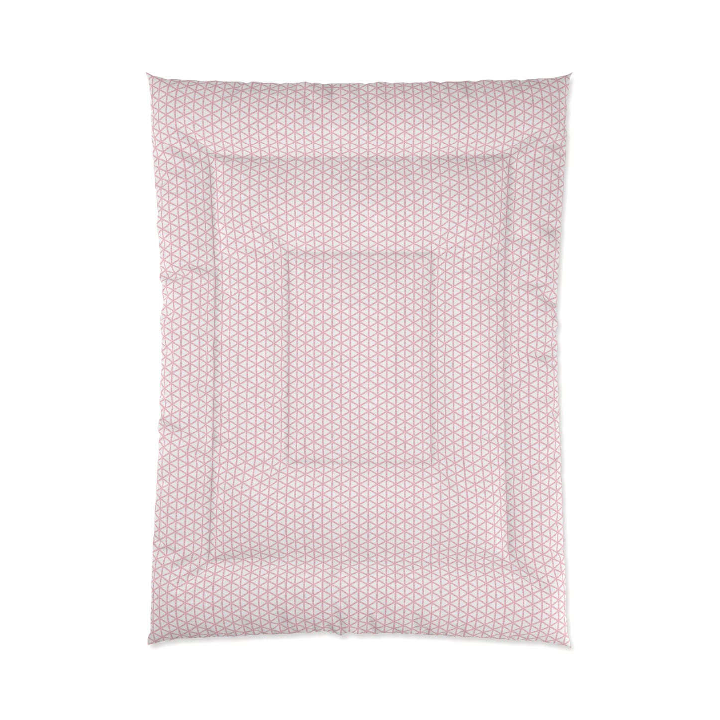 Pink Lattice Comforter