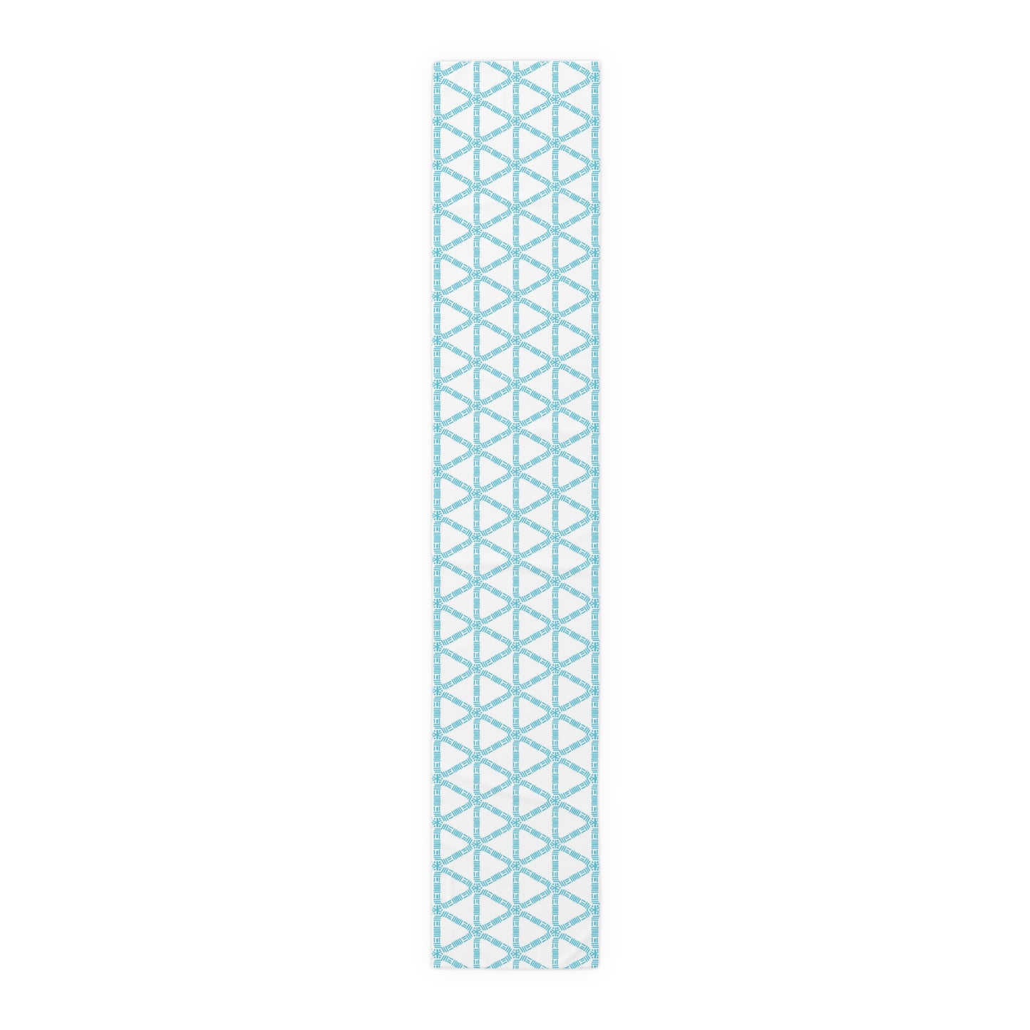 Turquoise Lattice Table Runner