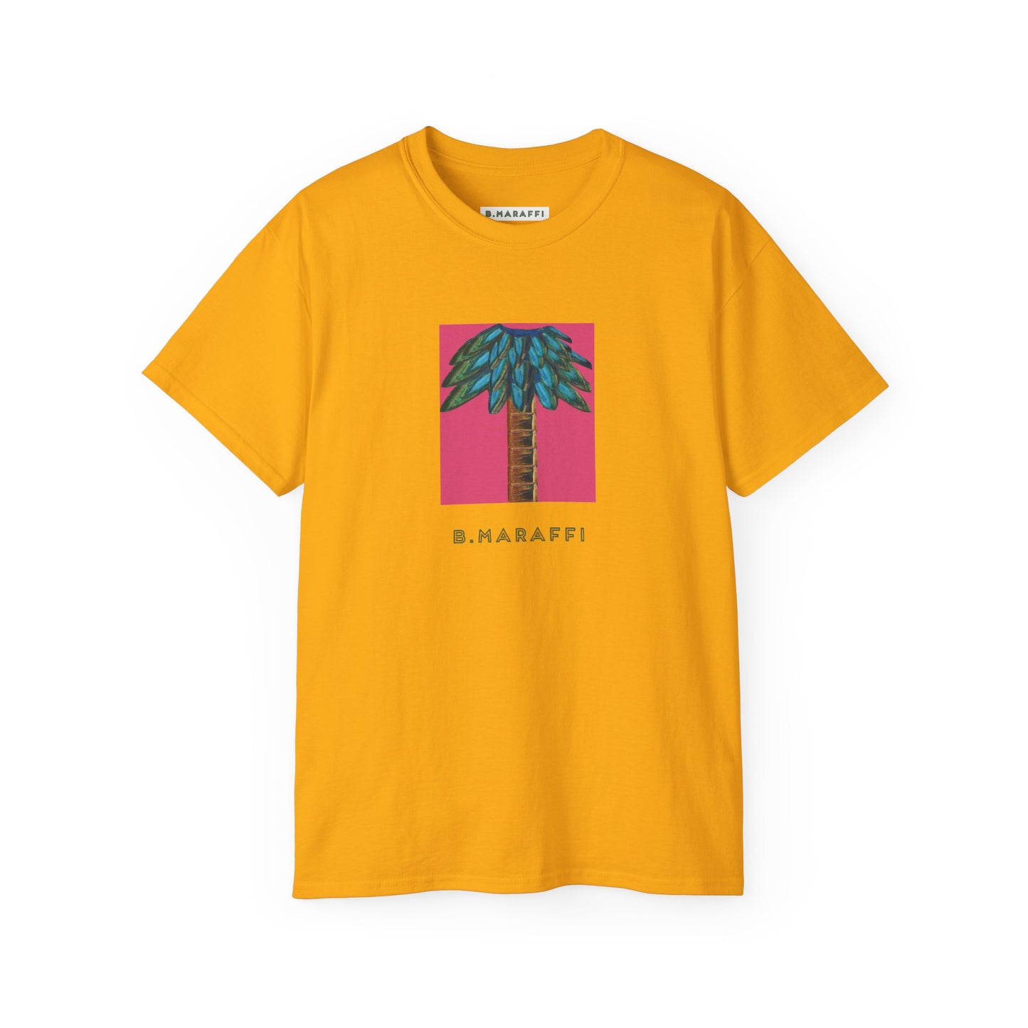B.Maraffi Cotton T-shirt - Tiki Palm Fuscia