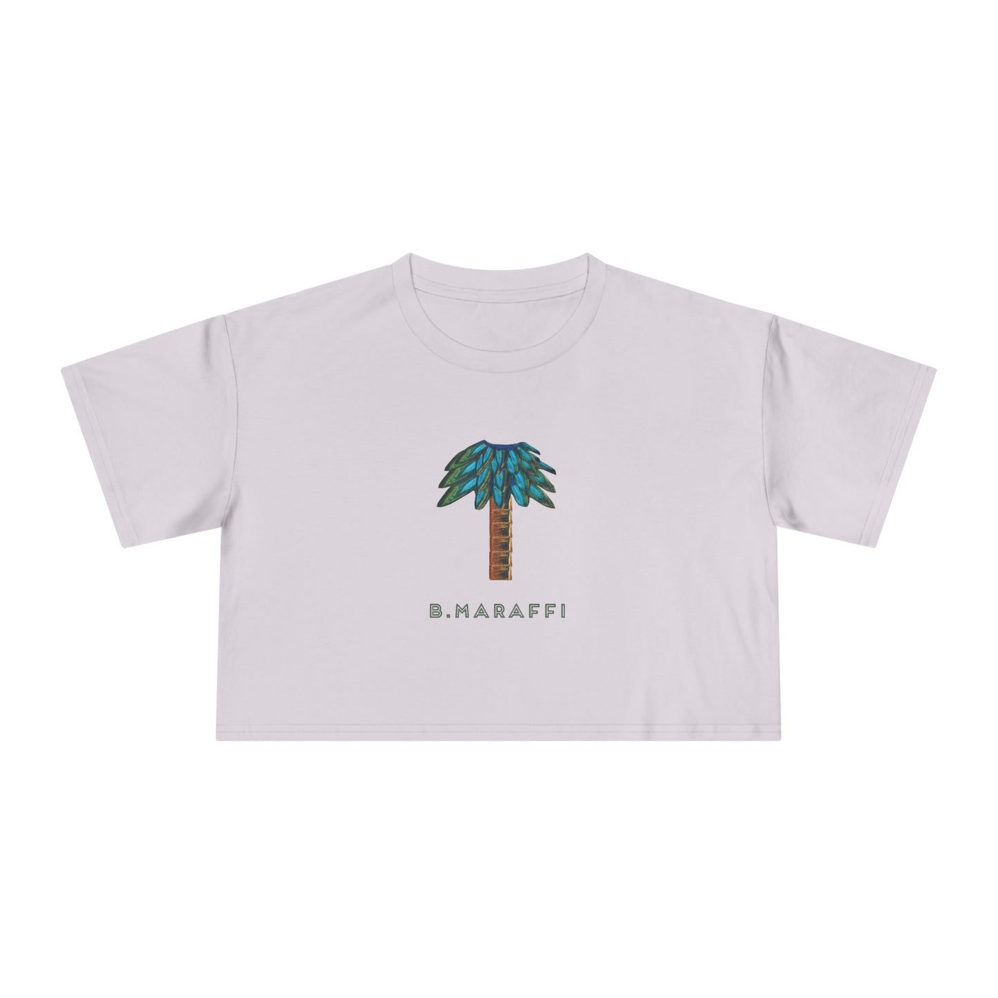 Women's Crop Tee - Tiki Palm