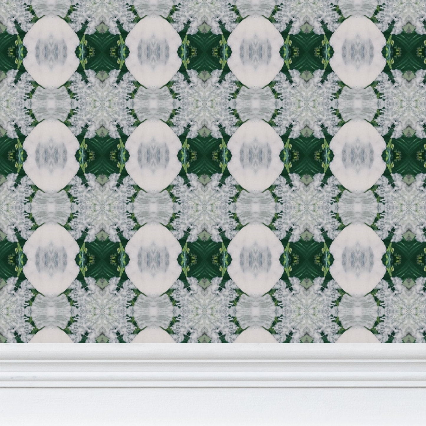 Alpine Snow Small Scale Wallpaper