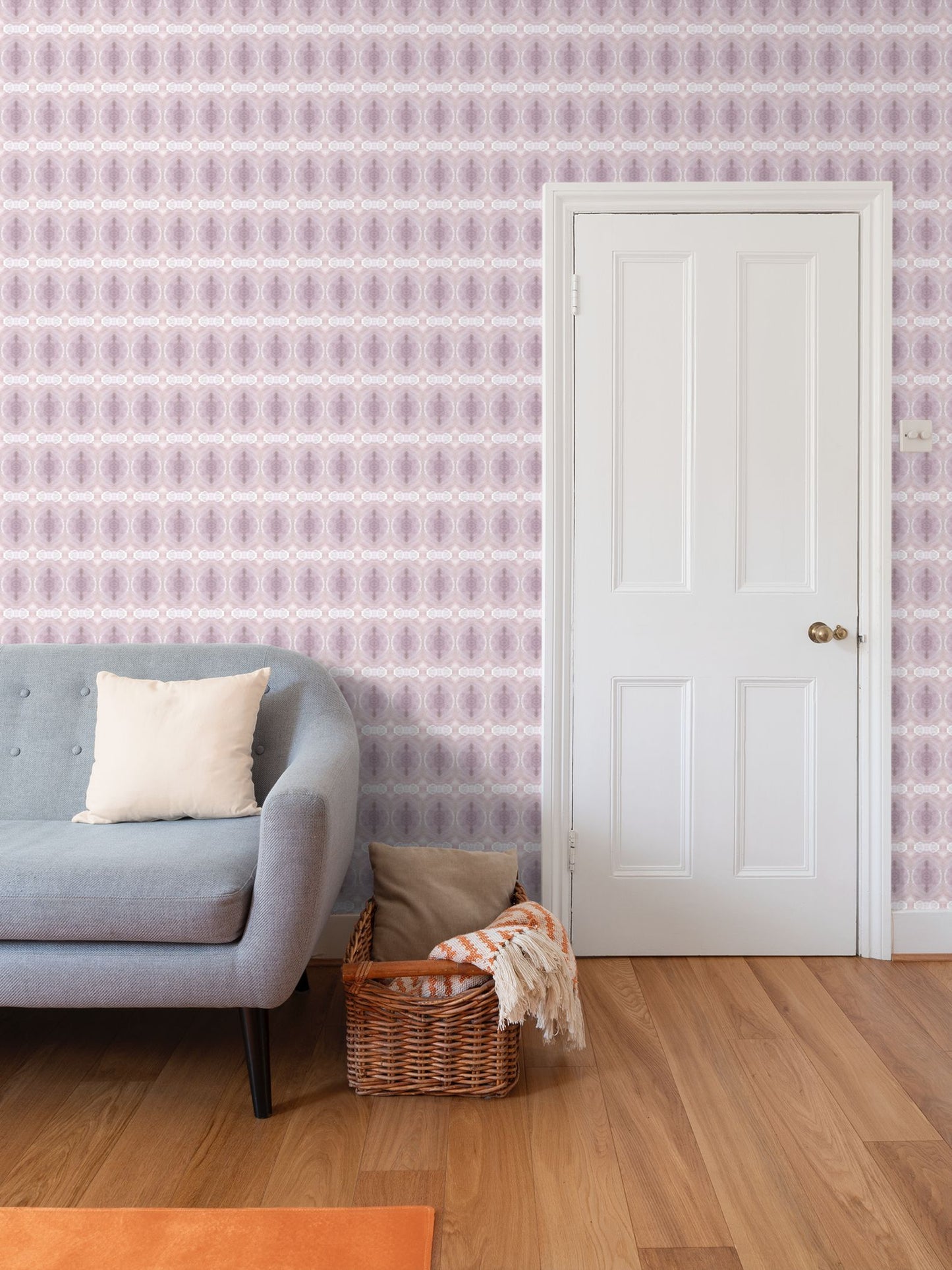 Lavender Salt Small Scale Wallpaper