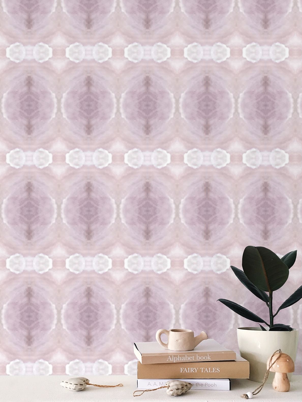 Lavender Salt Large Scale Wallpaper