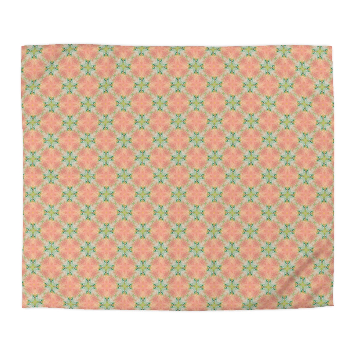 Flamingo Feathers Duvet Cover