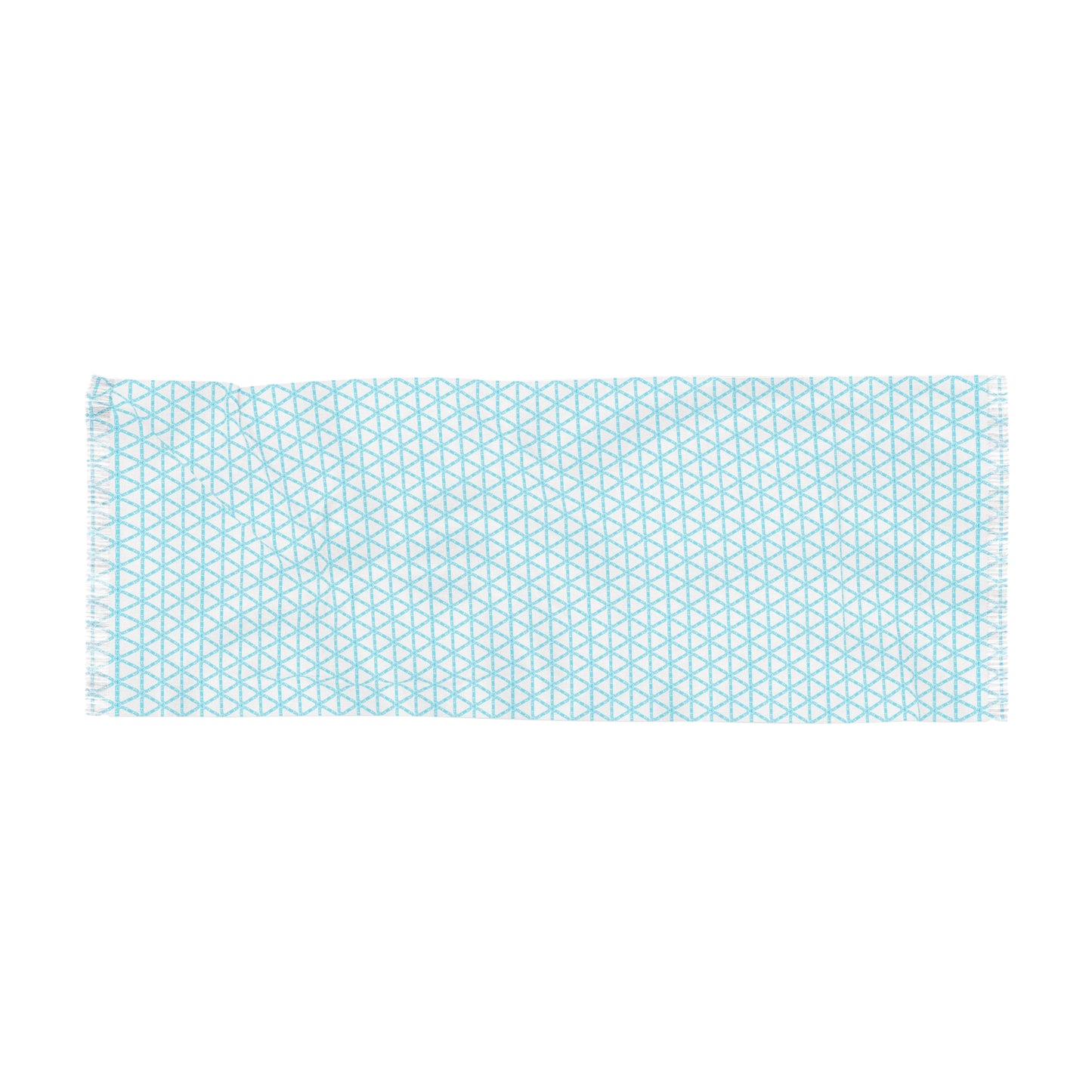 Turquoise Lattice Pashmina Wrap
