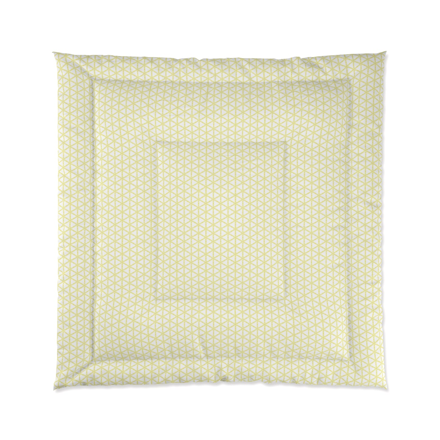 Yellow Lattice Comforter