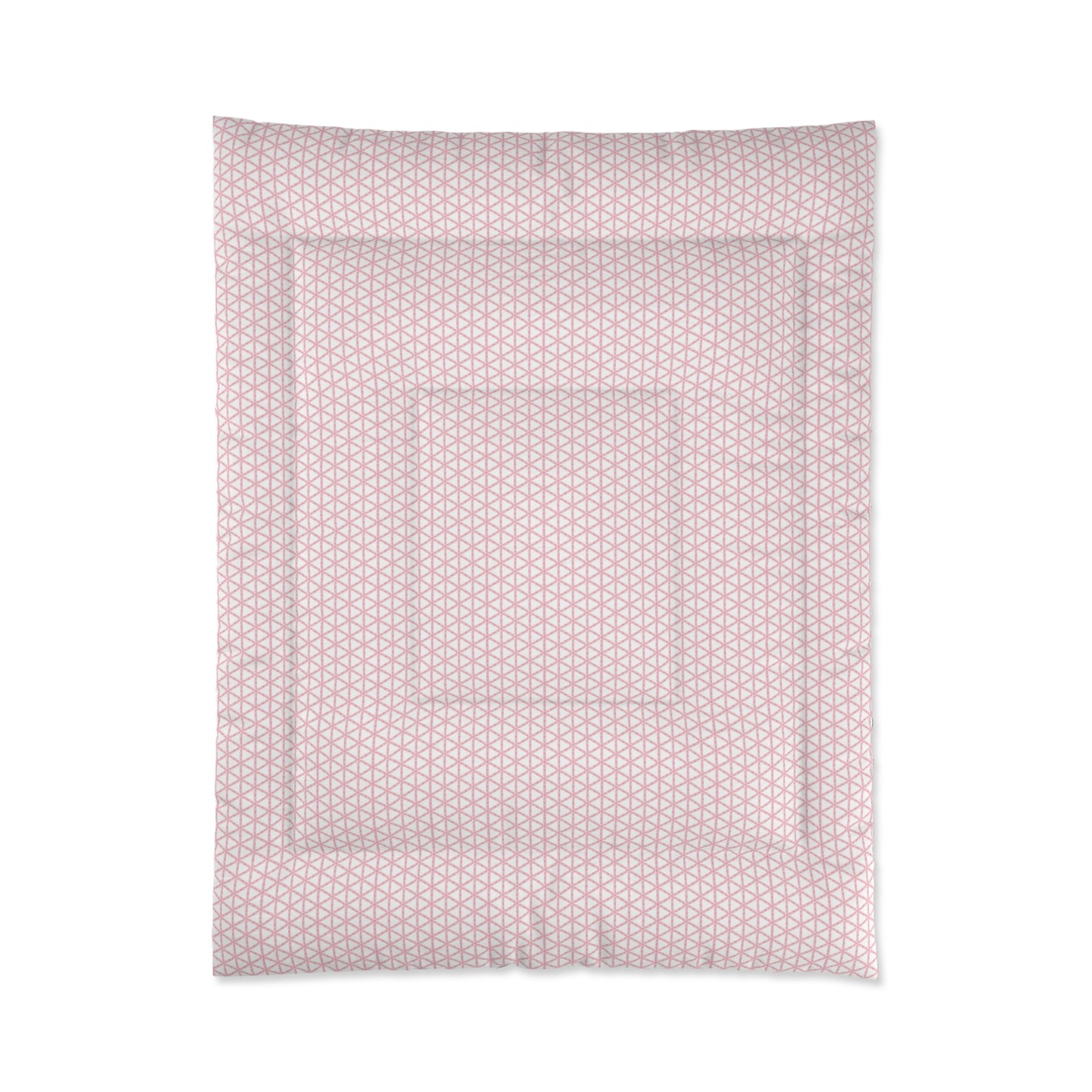 Pink Lattice Comforter