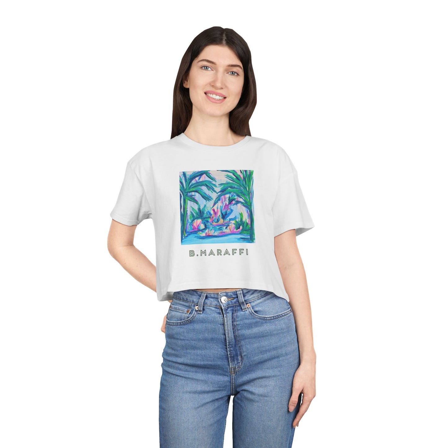 Women's Crop Tee - Island Adventure